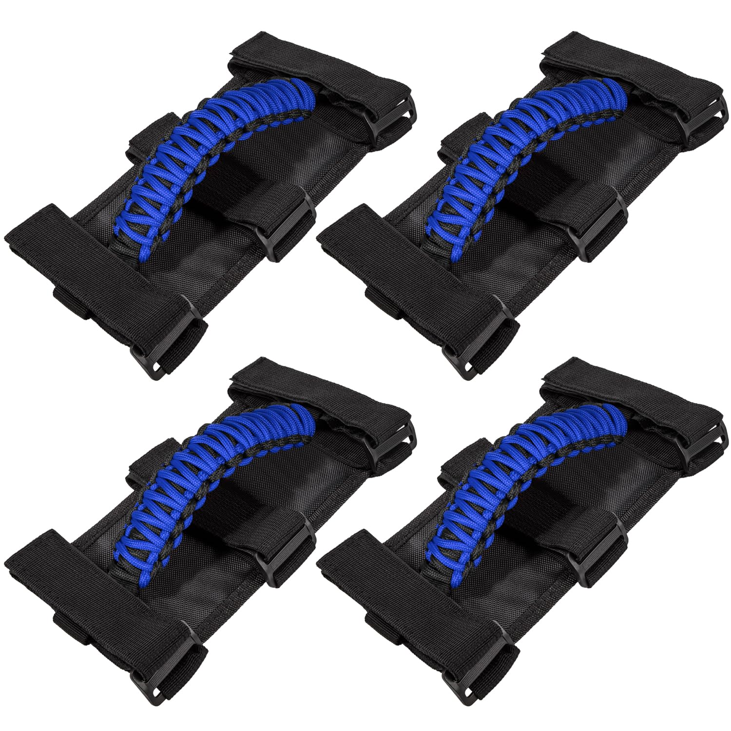 4 x Roll Bar Grab Handles Grip Handle for Jeep Wrangler JK JKU JL JLU TJ YJ Sports Sahara Freedom Rubicon Unlimited Gladiator JT