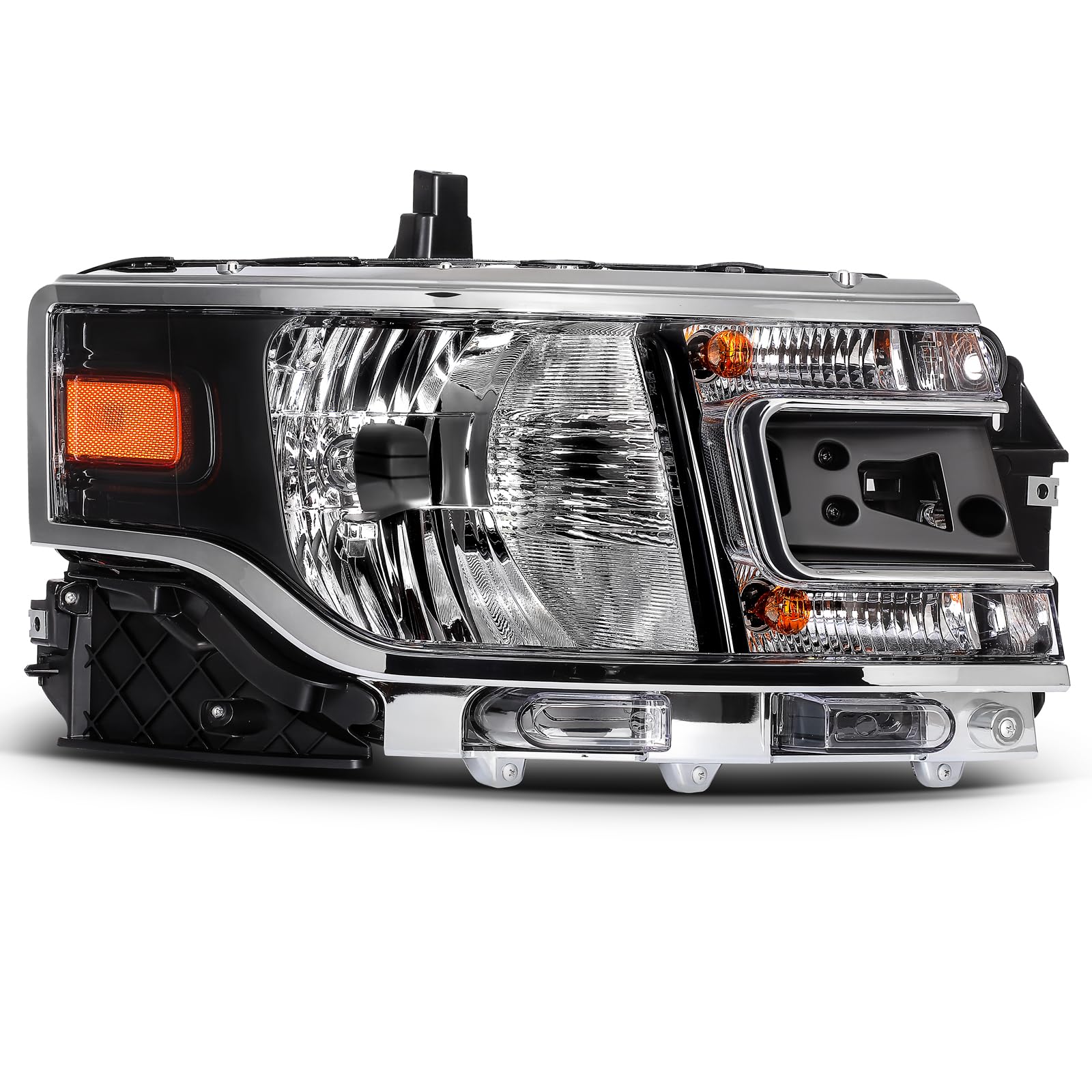 LBRST Headlight Fit 2013-2019 for Flex Black Housing Clear Lens Right Headlight Assembly DA8Z13008A