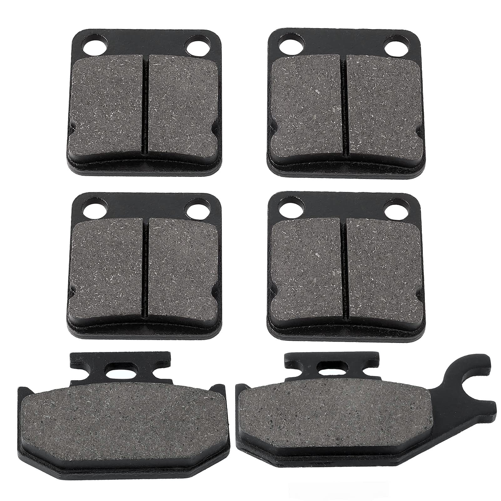 Locopow Front And Rear Brake Pads For Yamaha Kodiak 400 450 2000 2001 2002 2003 2004 2005 Grizzly 400 450 2007 2008 2009 2010 Wo