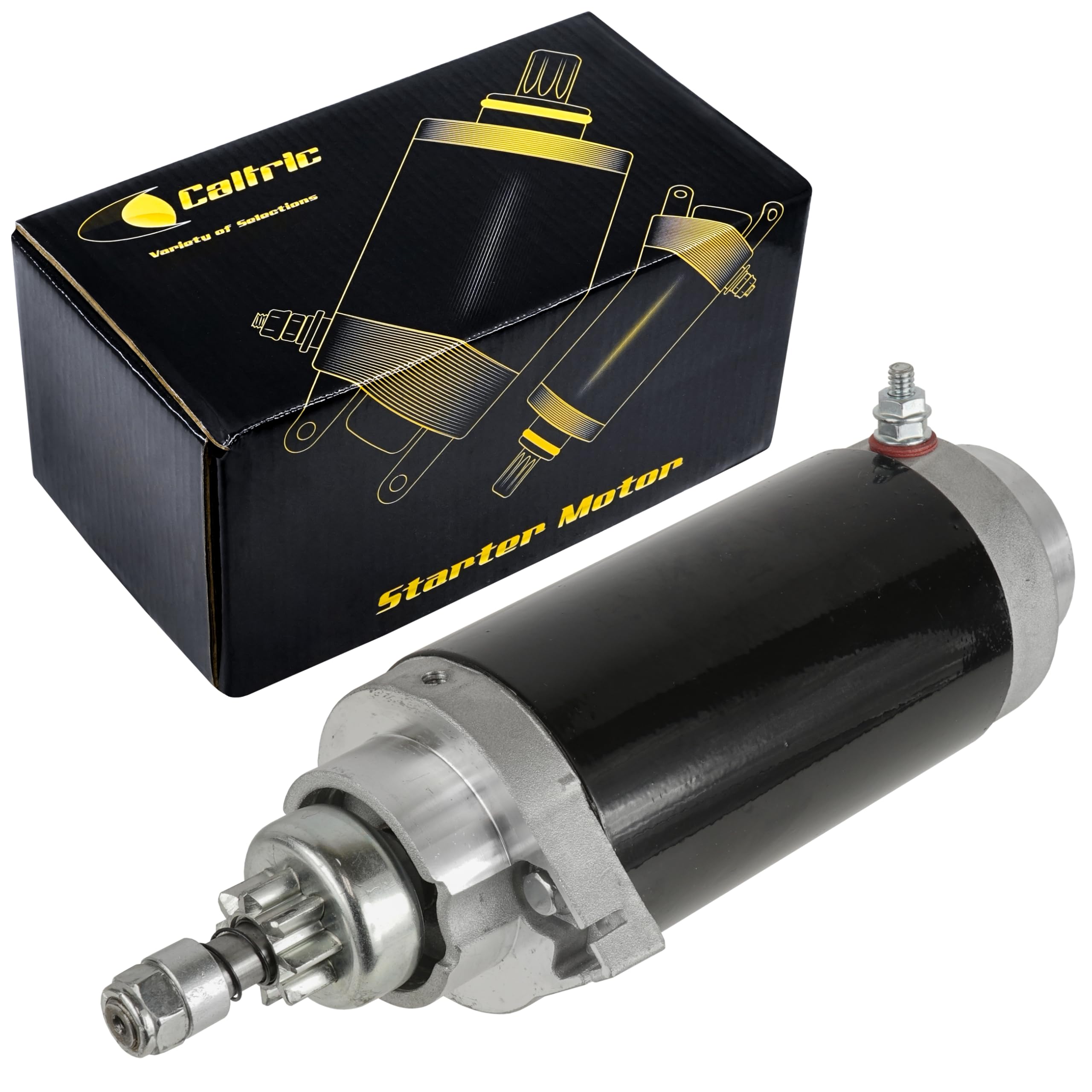 Caltric Starter Compatible with Mercury 90 90Hp 90Elpto Coastal Jet 65 Saltwater 1999-2009 Marine New