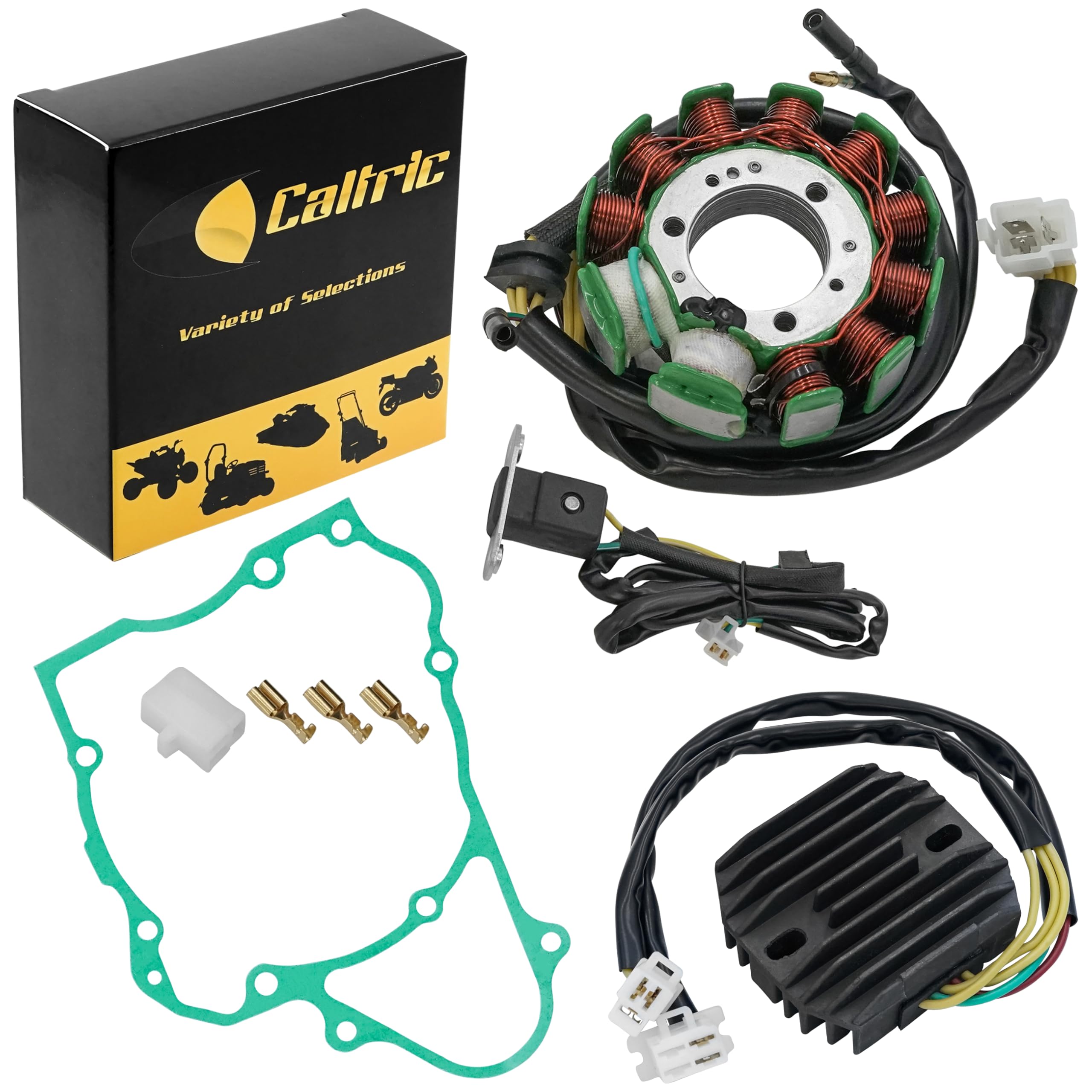 Caltric Stator Regulator Rectifier Gasket Compatible With Honda Cmx250C Cmx250 C Rebel 250 1996-2016