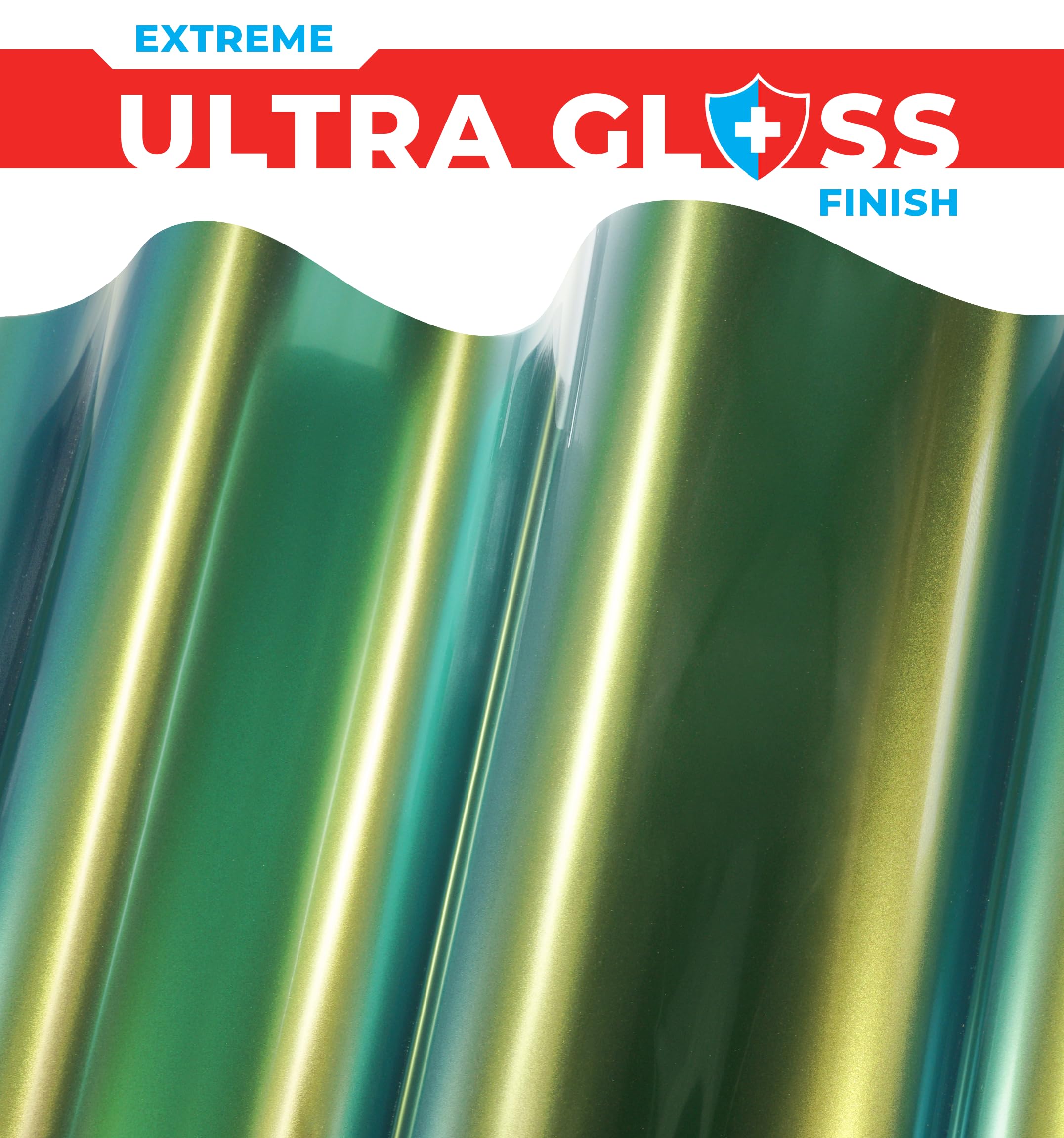VViViD ColorFusion PPF Vinyl Car Wrap - Gloss Early Spring Green, 6ft x 5ft Roll