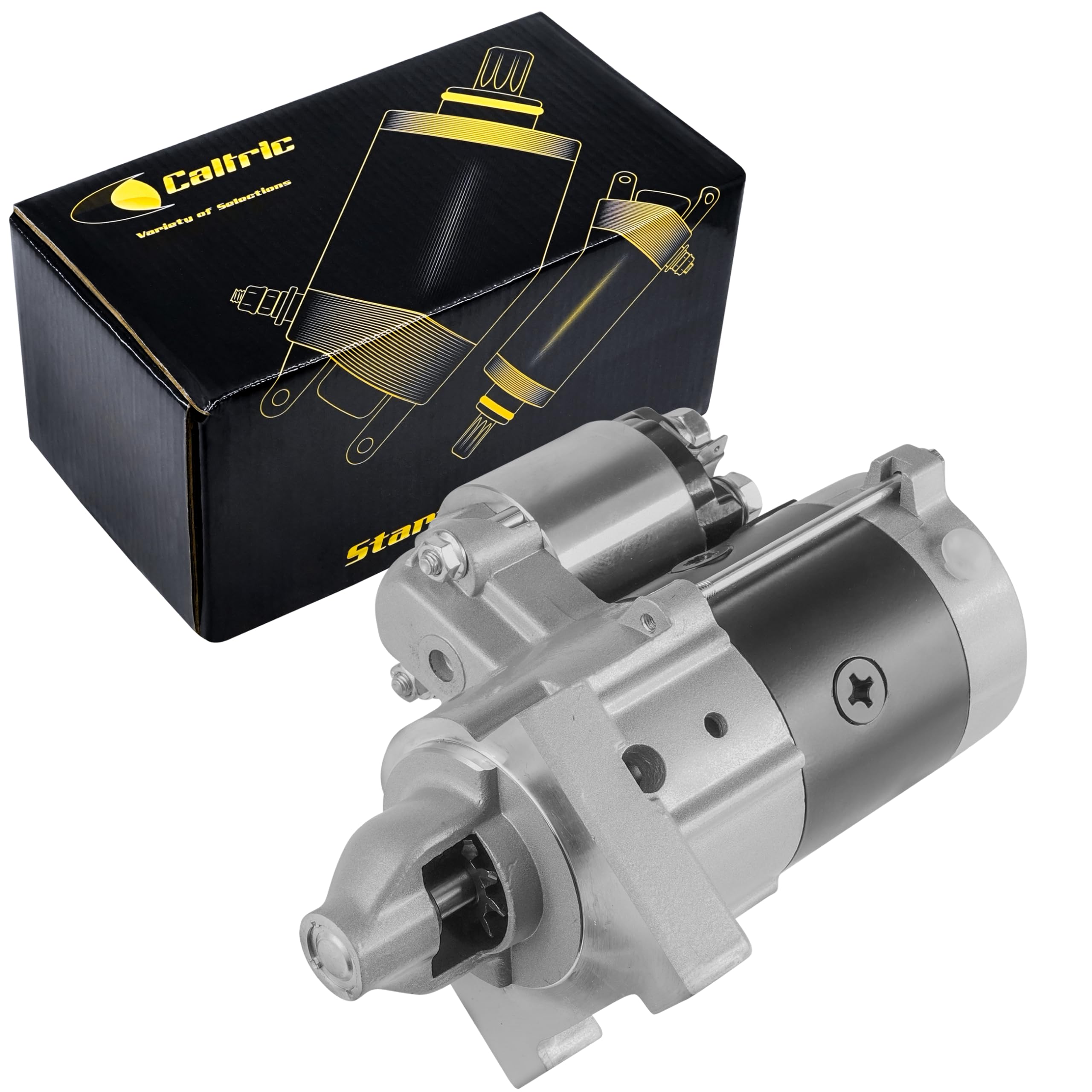 Caltric Starter Compatible with Kawasaki KAF400 Mule 600 610 21163-7020 21163-7028