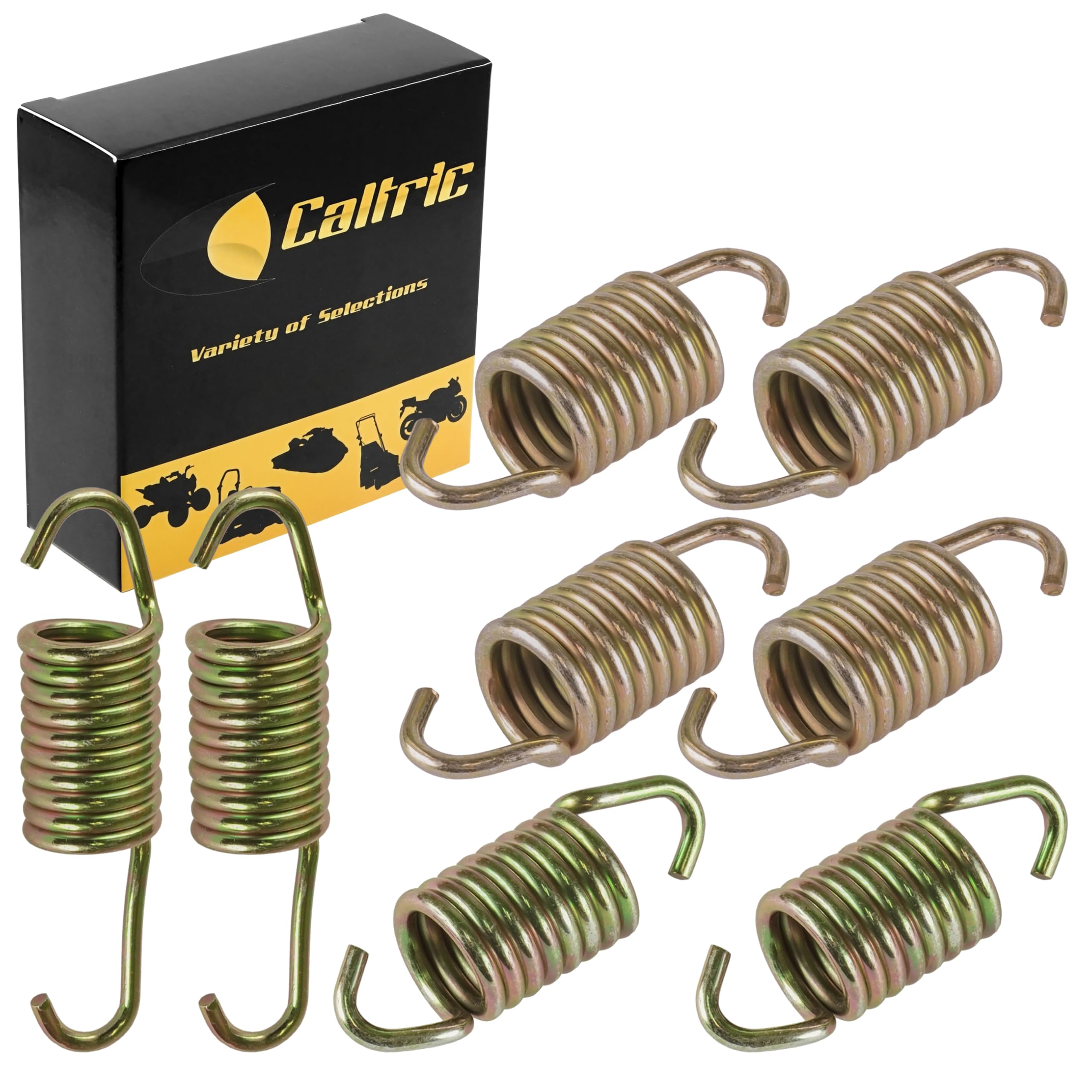 Caltric Exhaust Muffler Spring Kit Compatible with Polaris 600 800 RMK Indy Rush Swichback 2011-2020