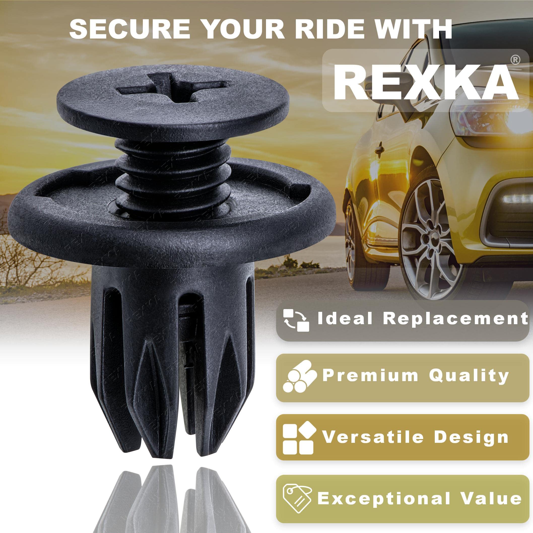 Rexka 30Pcs Bumper Cover Fender Liner Retainer Clips Fastener For Honda Acura Bmw Mini Cooper Countryman Cooper Paceman 07130702