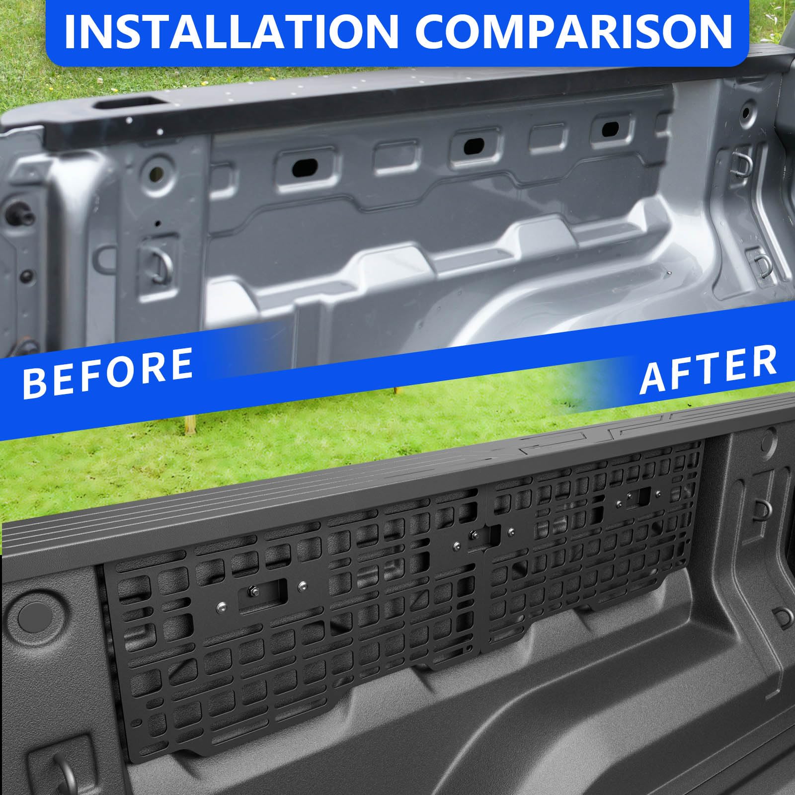 SZYANG Side Bed Molle Panel for 2023-2025 Chevy Colorado/GMC Canyon, Model CC24071801, Compatible Replacement Accessory