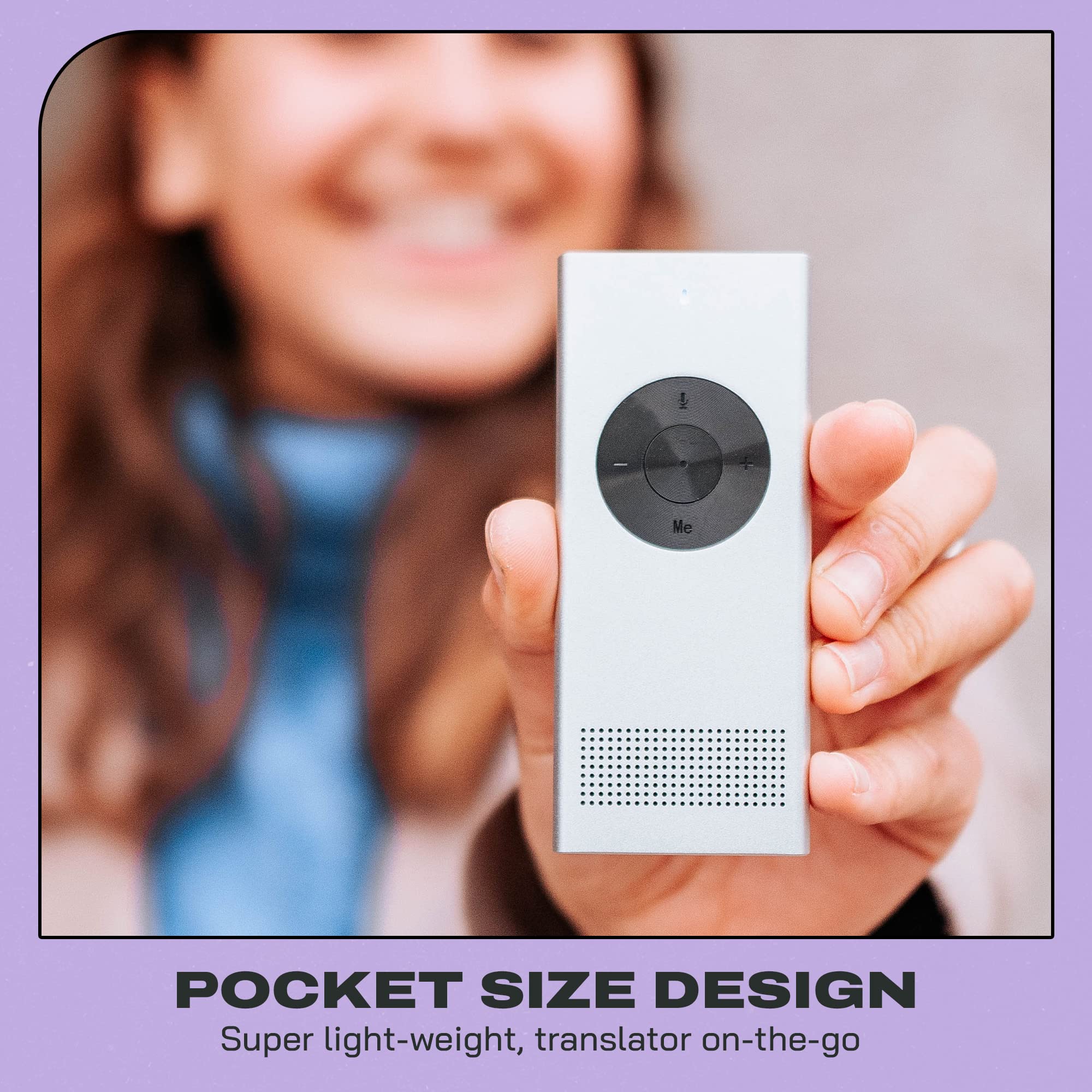 Enence Muama Enence Instant Two-Way Translator - Portable, Real-time Translation in 36 Languages for Travel & Business Communications