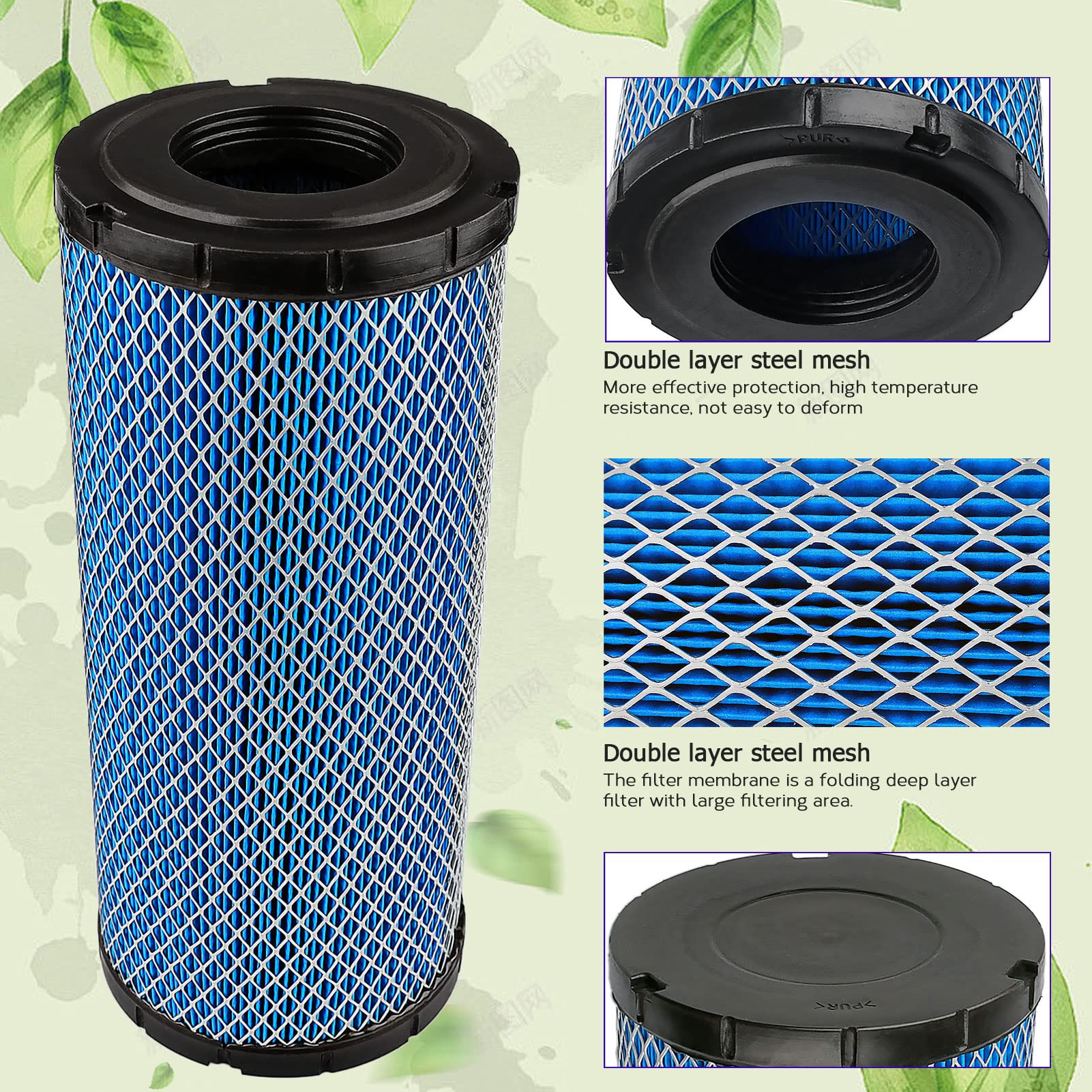 7082115 7081937 Air Filter Replacement For Polaris General 1000 4 1000 EPS RZR 900 EPS ACE 900 RZR 4 900 EPS RZR S 1000 EPS 7081