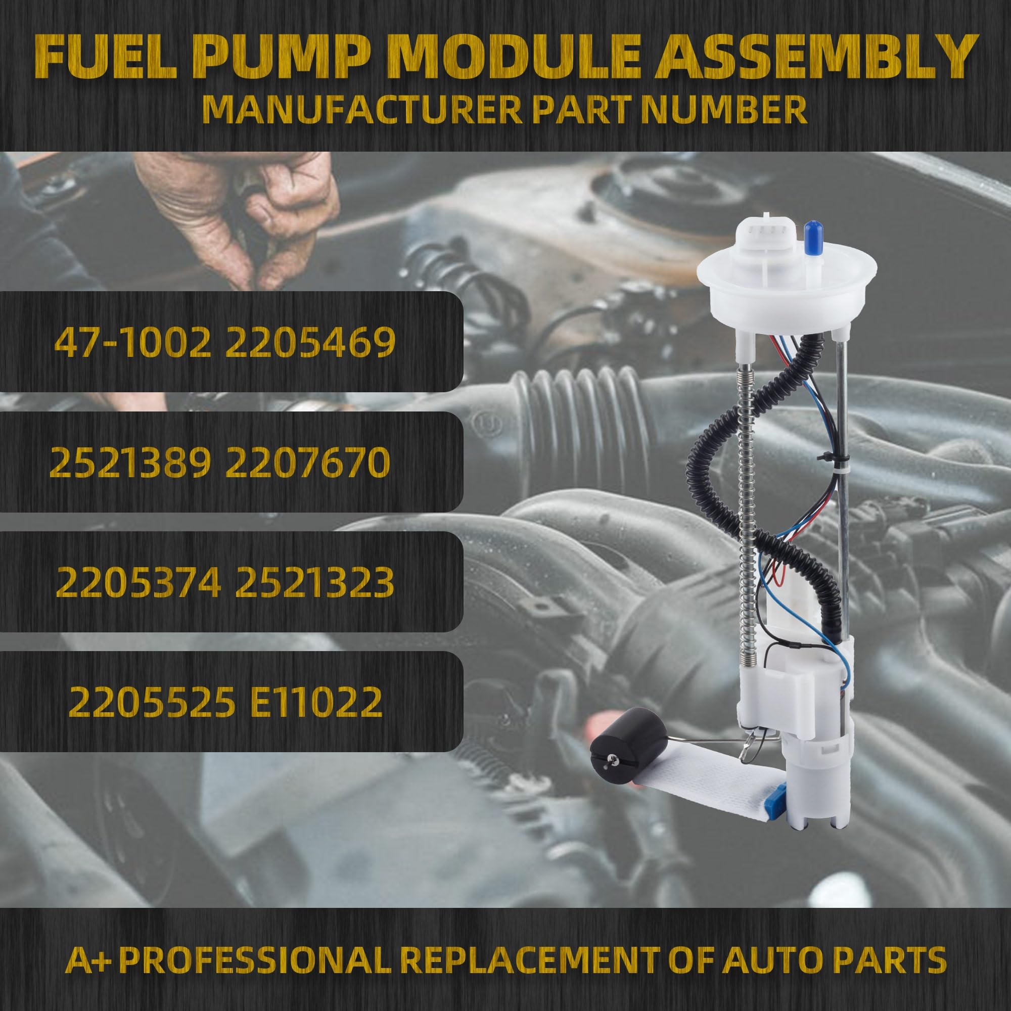 Dasbecan Electric Fuel Pump Assembly Compatible With Polaris Sportsman 450 570 850 1000 2014-2016 Replaces# 2205469 47-1002 2521