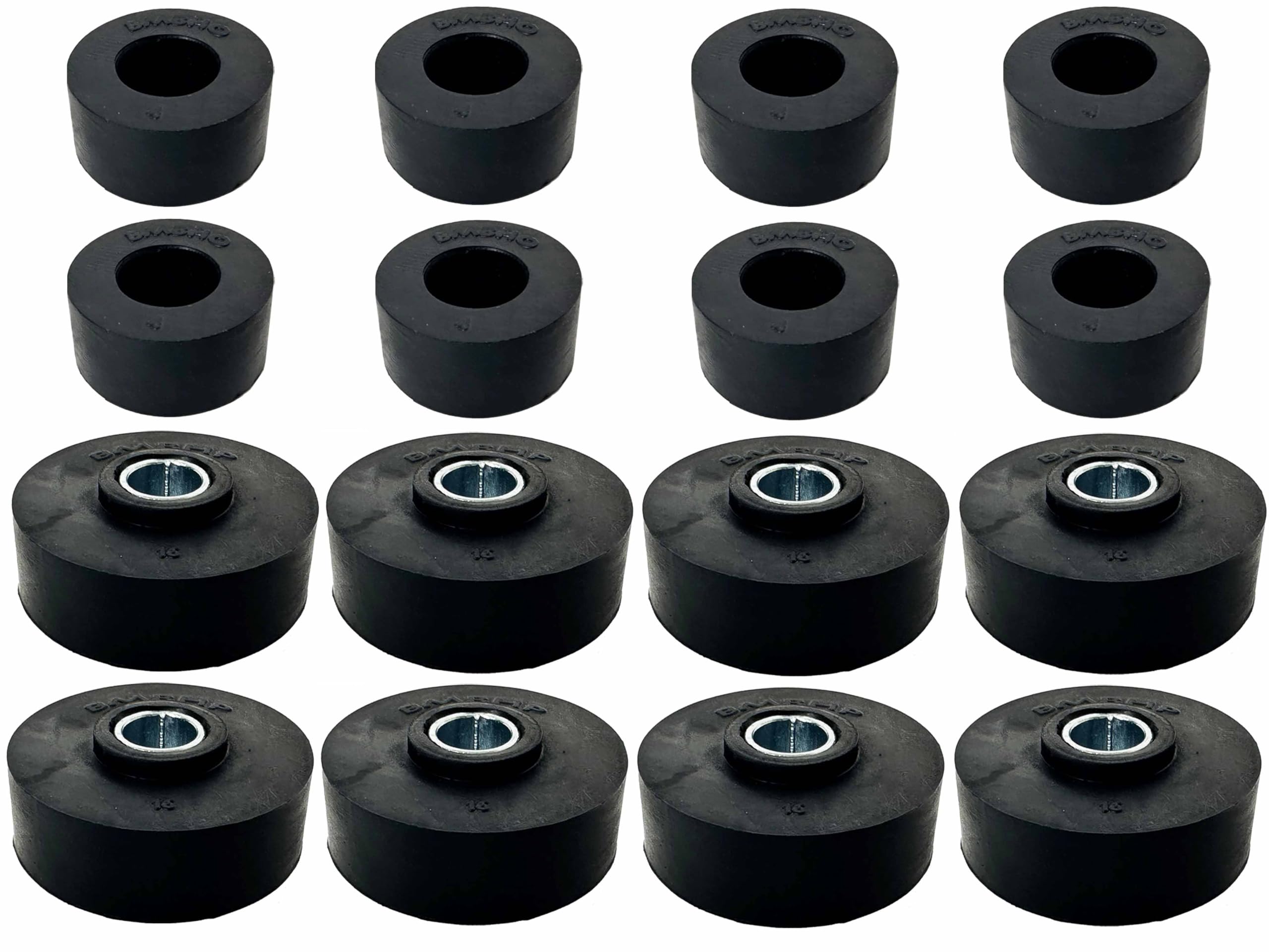 Body Mount OE Style Rubber Bushing and Hardware Kit Compatible with Impala Sedan/Hardtop 1960-1964