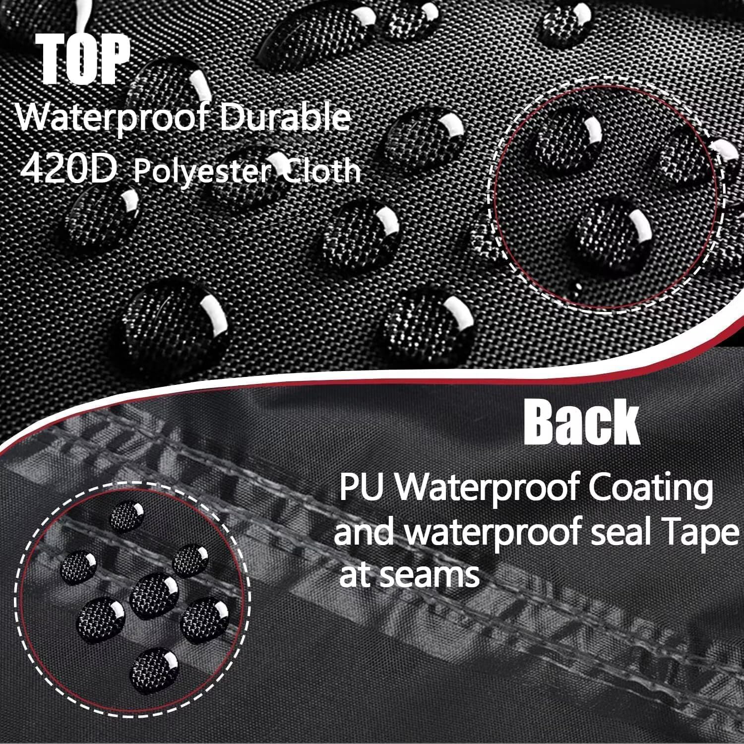 ClawsCover ATV Quad Covers Waterproof Outdoor Heavy Duty Oxford Cloth 4 Wheeler Accessories Fadeless Windproof All Weather Prote