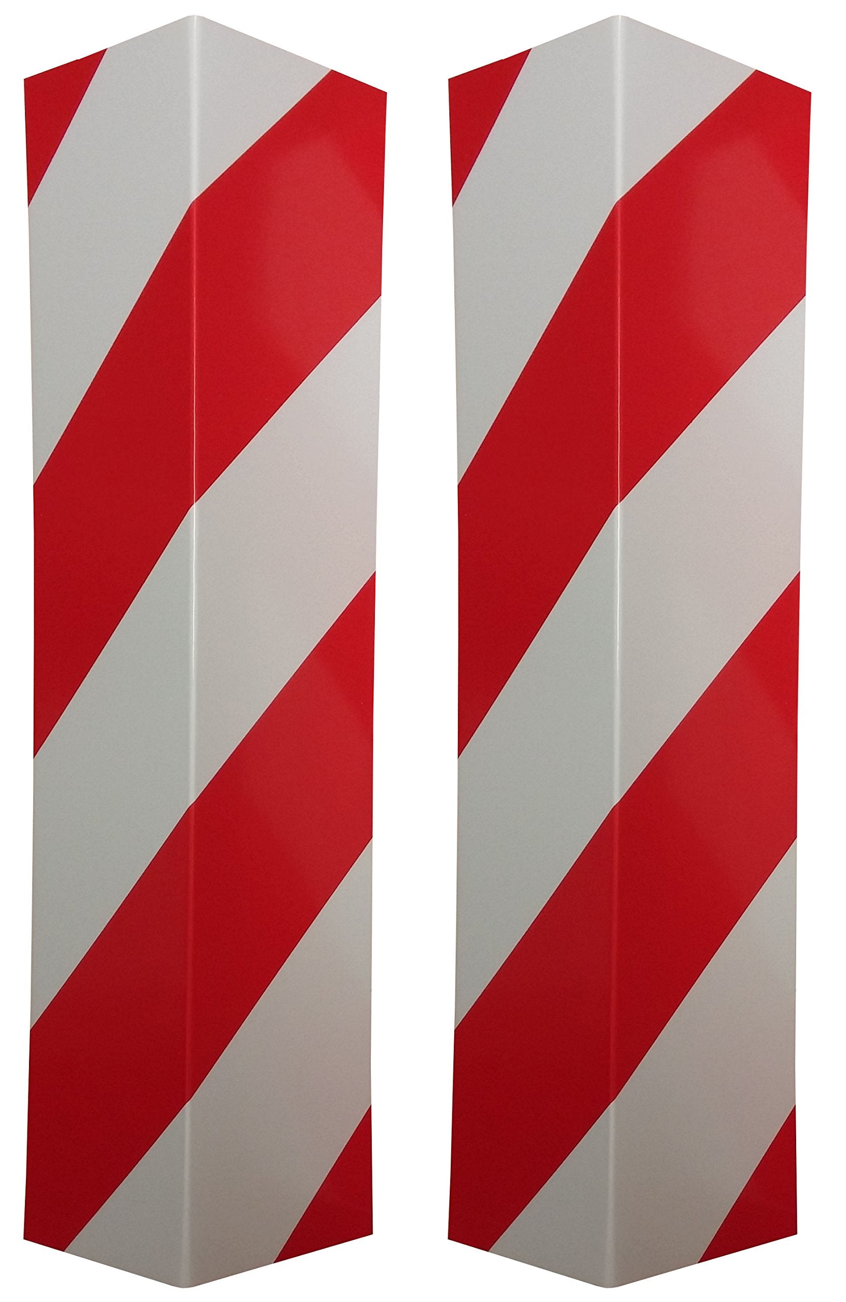 Maxsa 37364 Warning Edge Protectors For Garage Walls, Posts, And Corners (2-Pack), Multicolored