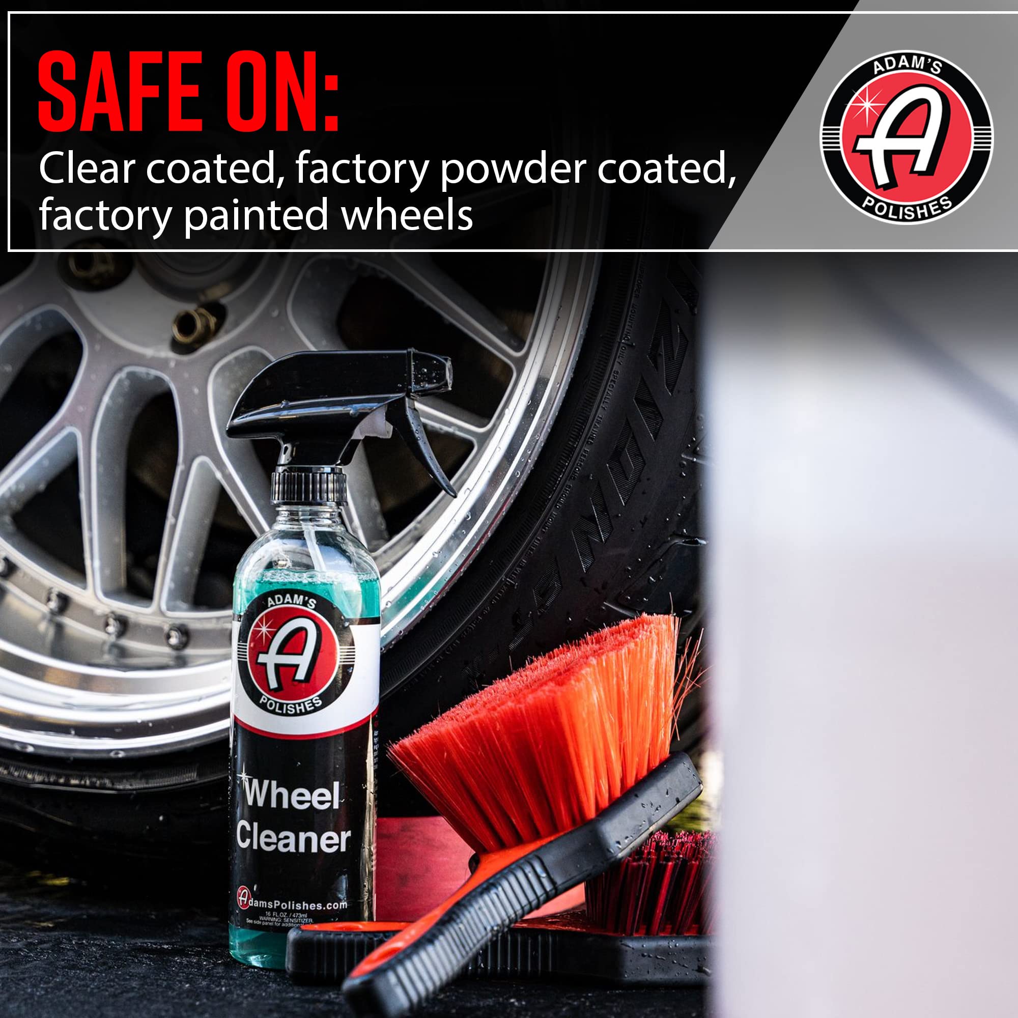 Adam's Polishes Wheel Cleaner 5 Gallon - Tough Wheel Cleaning Spray For Car Wash Detailing | Rim Cleaner & Brake Dust Remover |