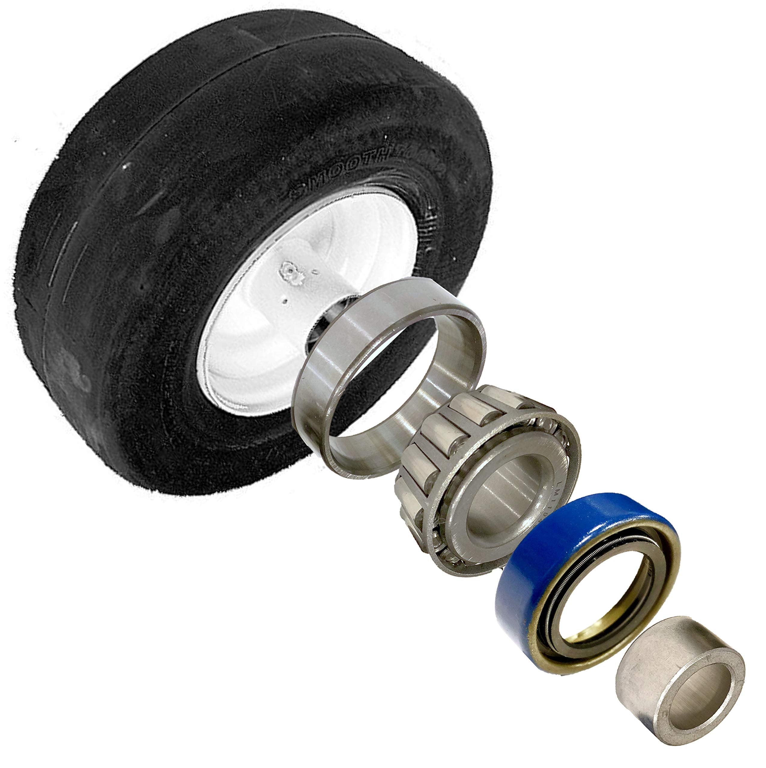 HD Switch Front Wheel Bearing Seal & Spacer Kit - Stainless Steel, Replaces Scag 482622, Turf Tiger, SMST, SMT, SMTC, SMWC Series