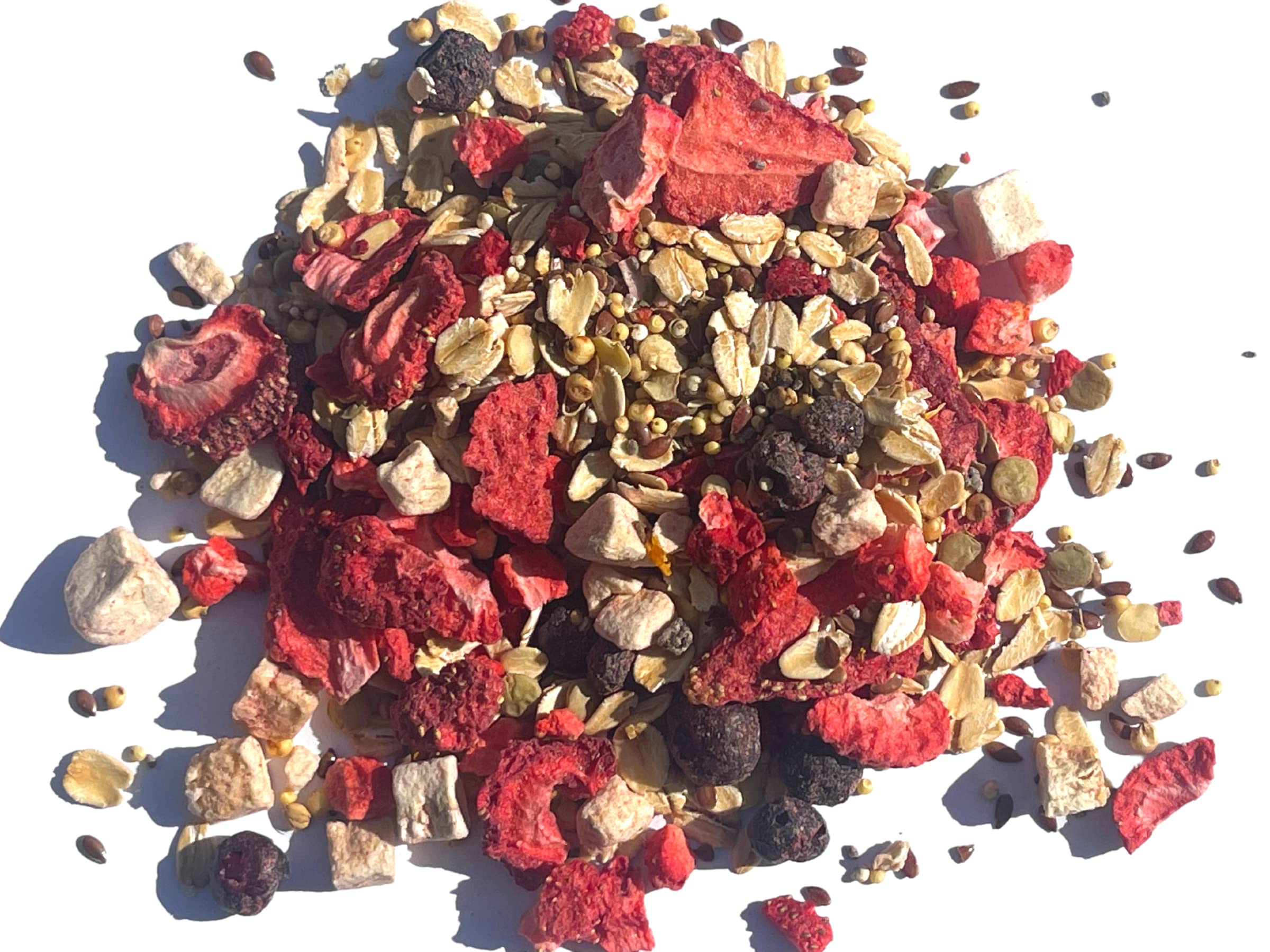 Snout And Shell Berry Hibiscus Hermit Crab Dry Food - High Protein  Nutrient Blend Diet Of Rolled Oats, Blueberries, Strawberry,