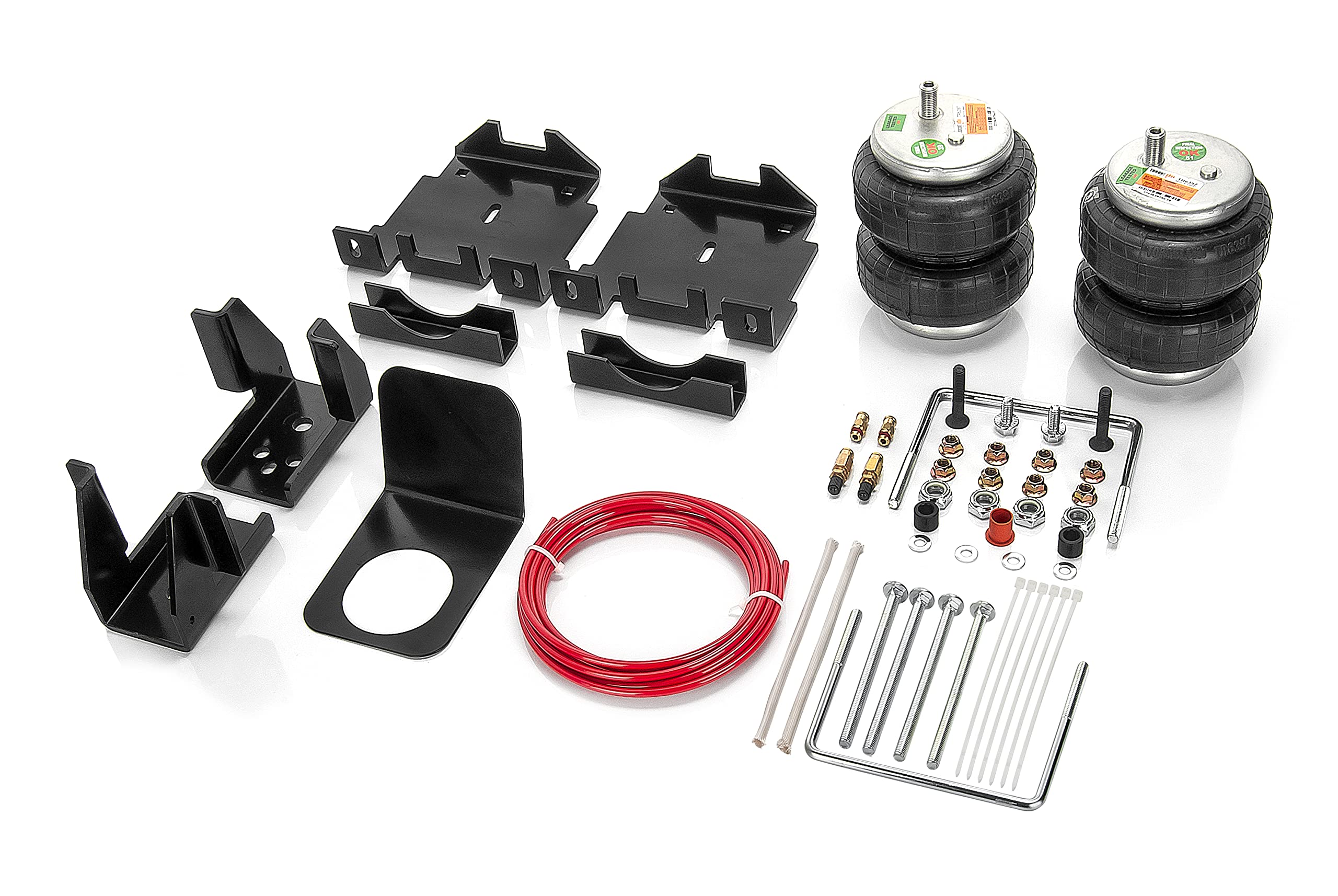 Torque Airbag Suspension Kit for 2007-2018 Chevy Silverado & GMC Sierra 1500, 5000 lbs, Model TR2430, Rear Helper Air Bags