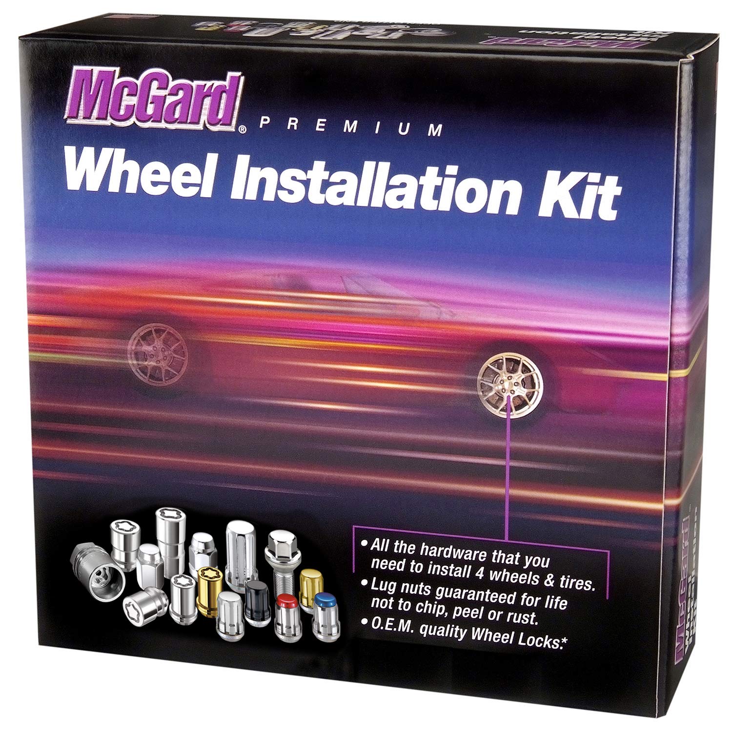 McGard 65554 Chrome SplineDrive Wheel Installation Kit (M12 x 1.25 Thread Size) - for 5 Lug Wheels