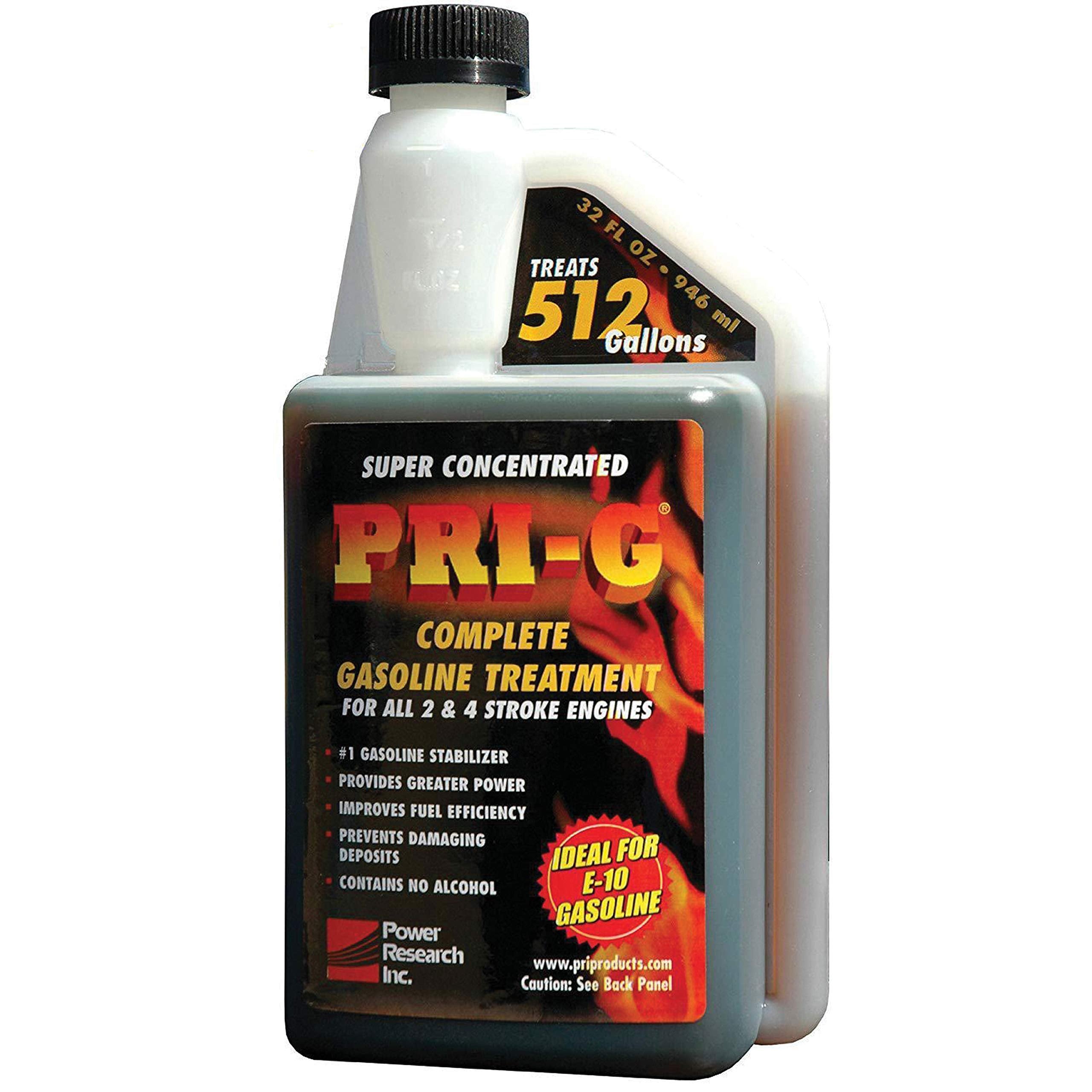 PRI CP122 Pri-G Gasoline Treatment - Fuel Stabilizer for Gasoline, 32 oz, Model PRI-G-32V