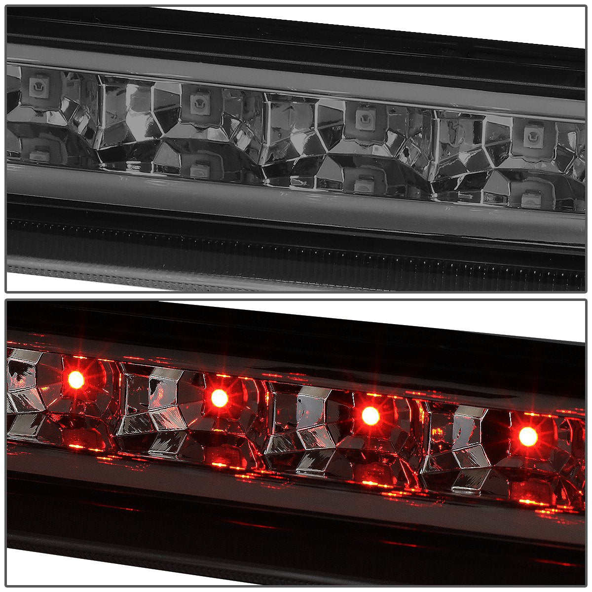 Dna Motoring 3Bl-Cmty07-Led-Sm Smoked Lens Led Third Tail Brake Light [Compatible With 07-14 Chevy Suburban 1500 2500/07-14 Taho