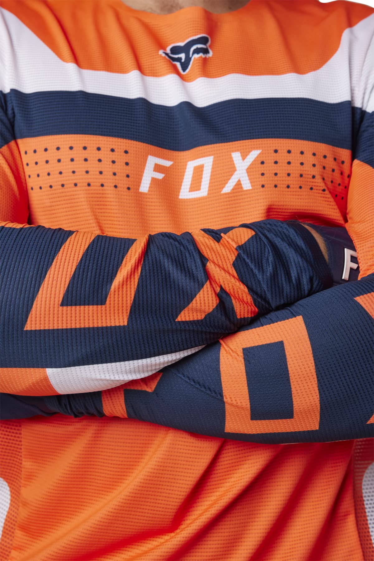 Fox Racing FLEXAIR EFEKT Motocross Jersey - Small, Fluorescent Orange, Polyester, Model 29603-824