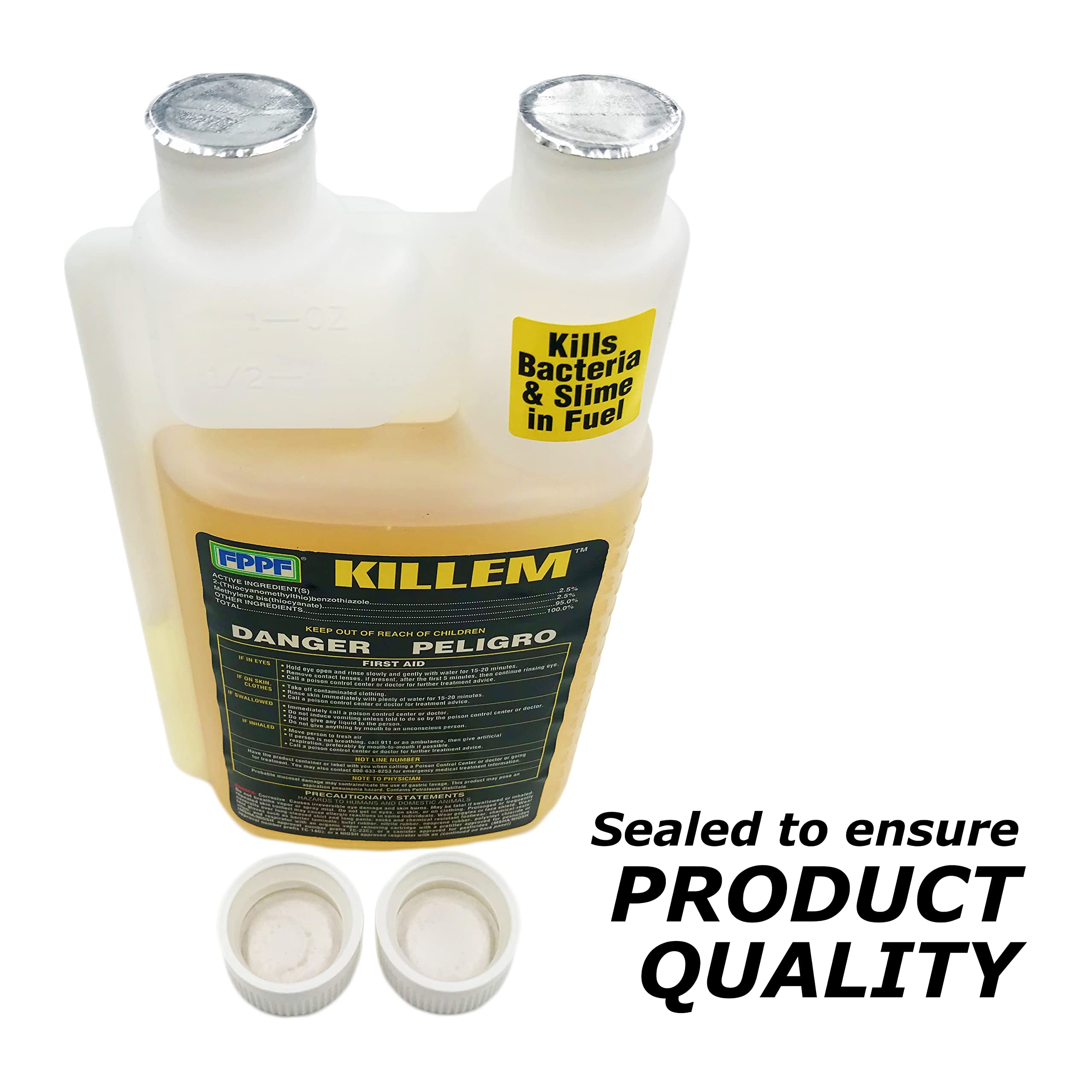 FPPF KILLEM BIOCIDE - 16 oz Bottle, Treats 1920 Gallons of Diesel Fuel