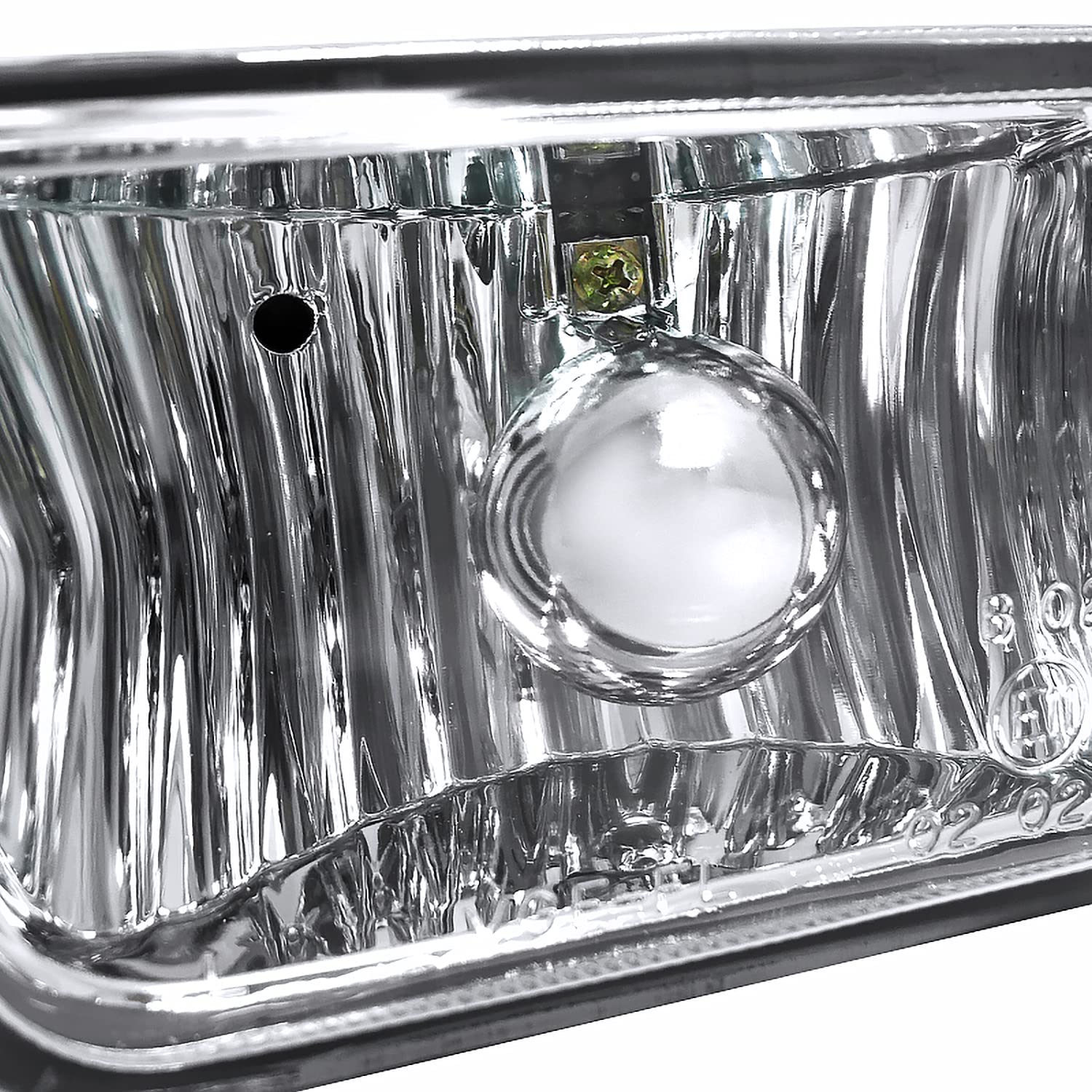Spec-D Tuning Clear Lens Fog Lights + H3 Bulbs Included Compatible With 1993-1998 Volkswagen Golf Jetta L+R Pair Assembly