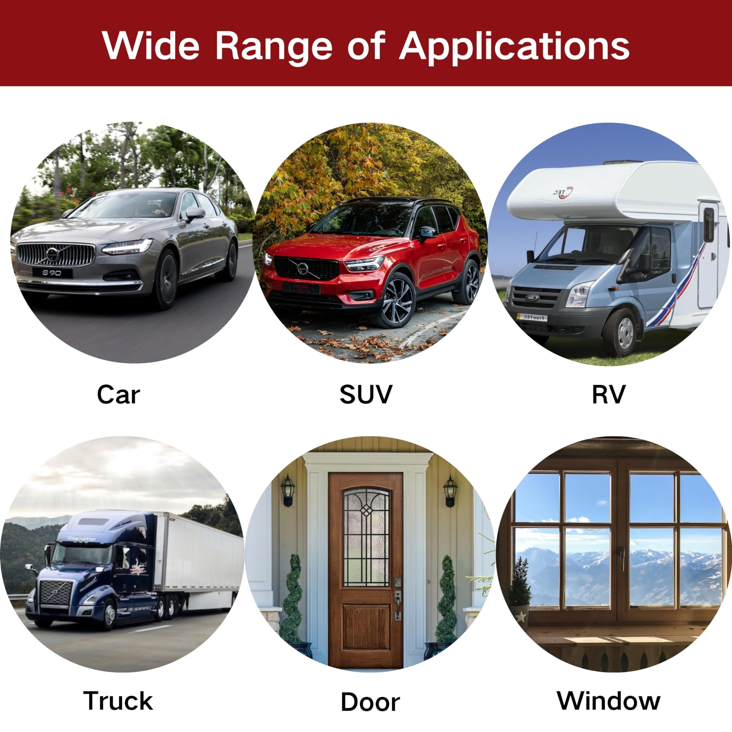Kaixuan Automotive Universal New Weather Stripping Epdm Rubber Seal Strip D-Shape Self Adhesive Car Truck Door Window Weather St
