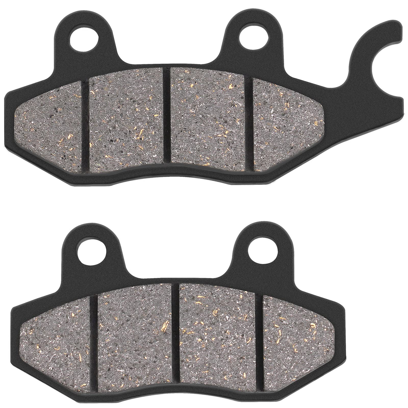 AHL Front and Rear Brake Pads Compatible with YAMAHA RHINO YXR 450 All models 2004-2009/Rhino 660, Rhino 450 & 2006-2012 Raptor