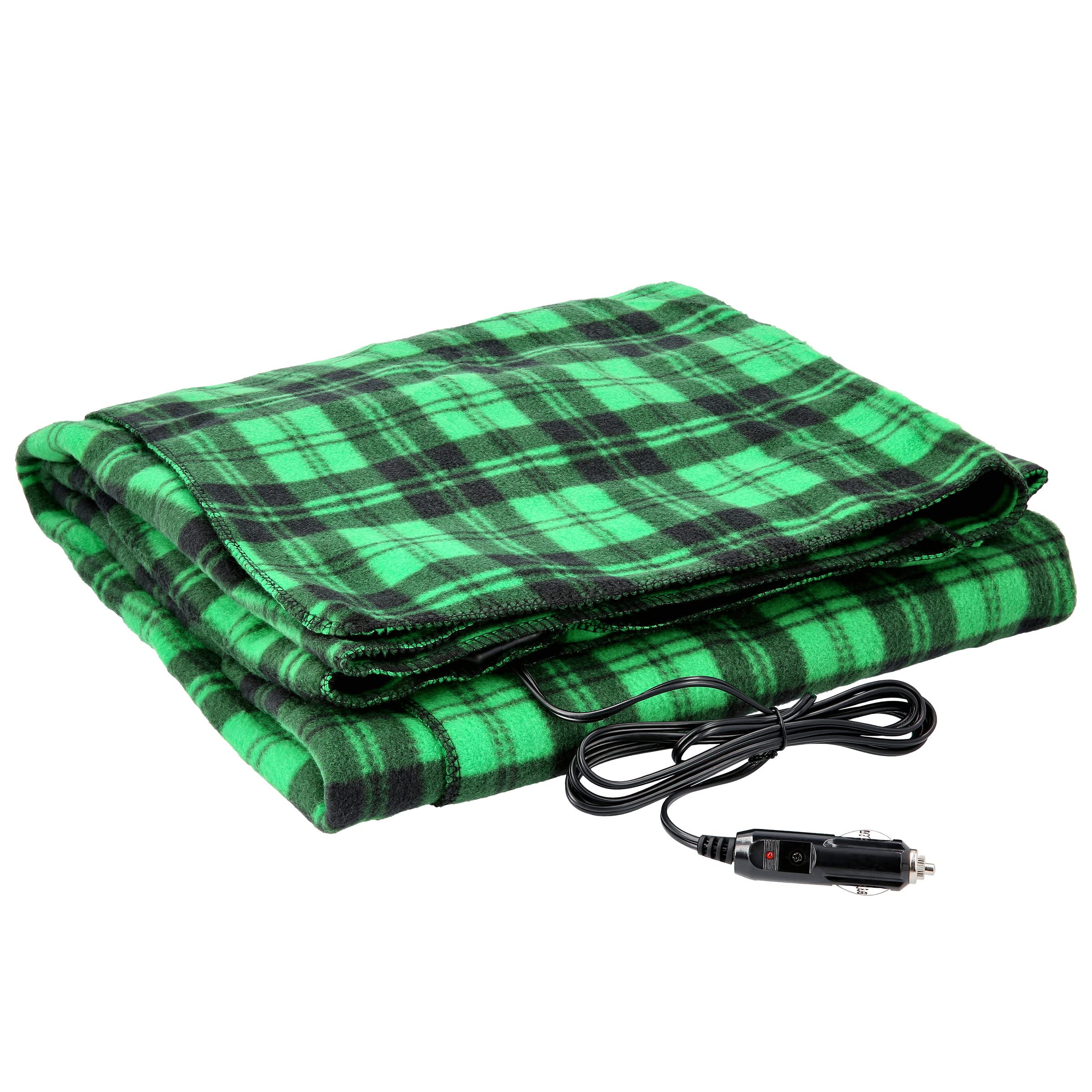 Heated Car Blanket - 12-Volt Electric Blanket for Car, Truck, SUV, or RV - Portable Heated Throw for Camping Essentials by Stalw