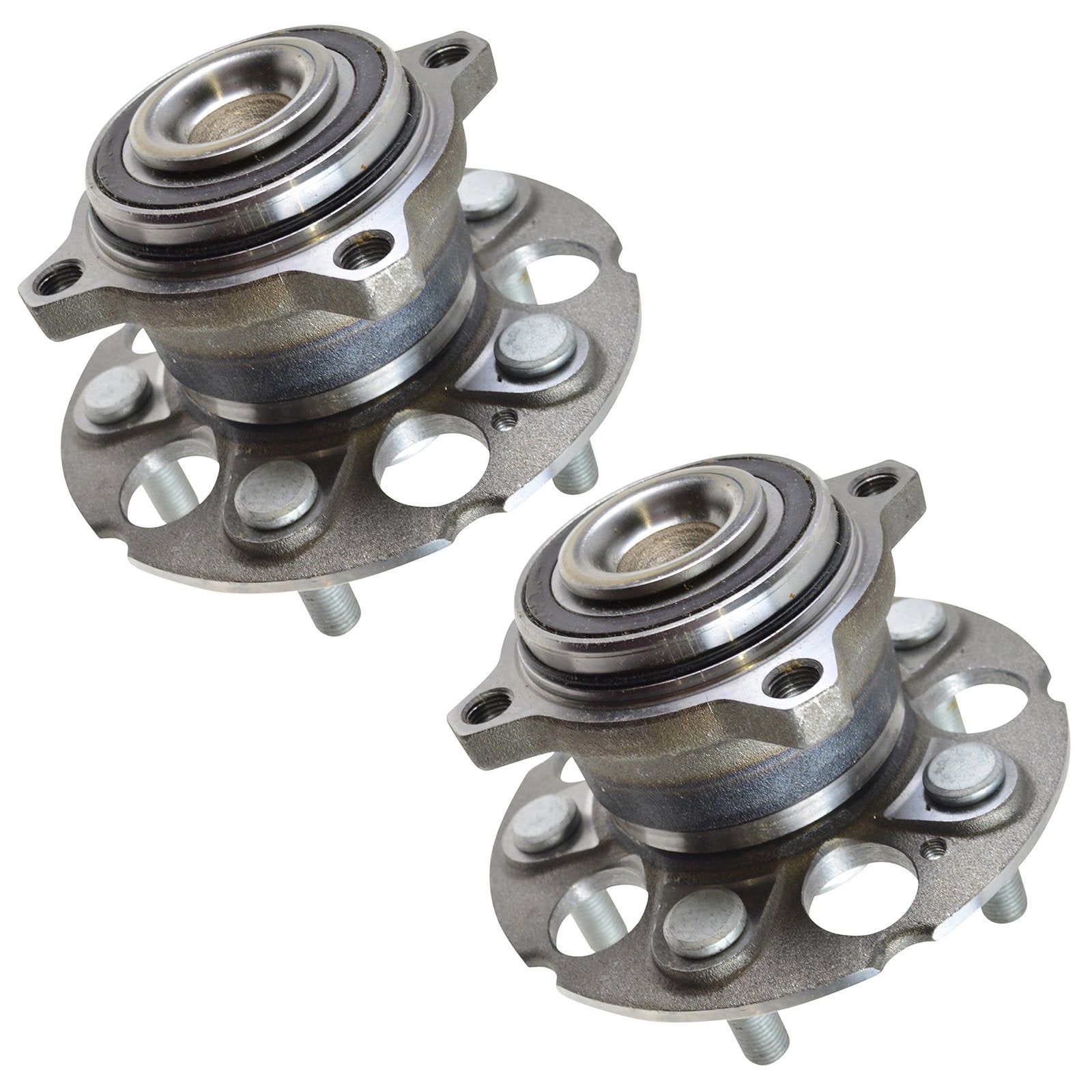 Trq Rear Wheel Hub Bearings Assembly Set Compatible With 2010-2011 Honda Accord Crosstour 2007-2011 Cr-V 2012-2015 Crosstour