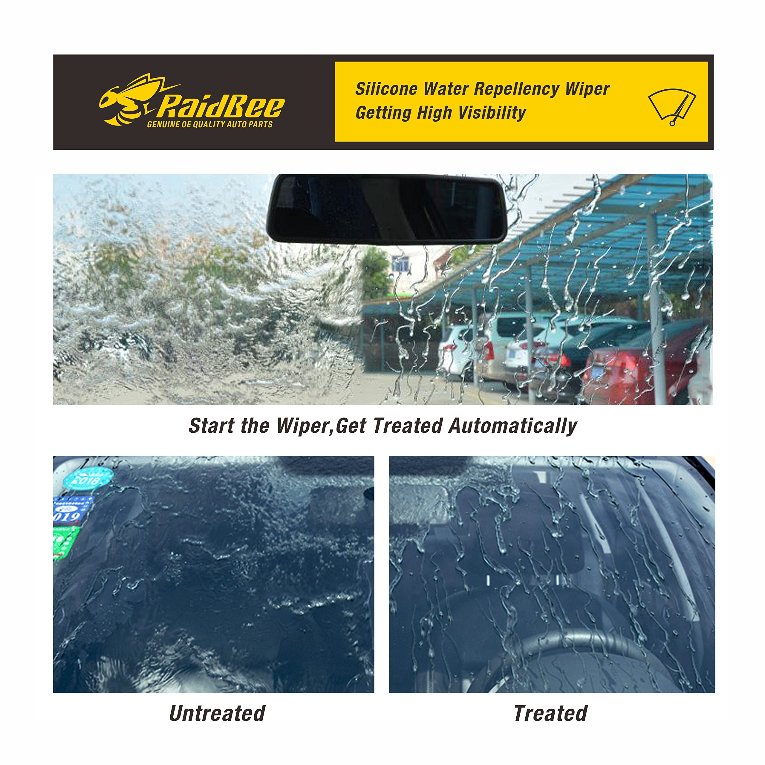 Silicone Wiper Blades,24'' & 24'' Windshield Wiper Replacement For Mercedes-Benz W207 W212 E350 E400 E550 E63 Amg W204 Class C25