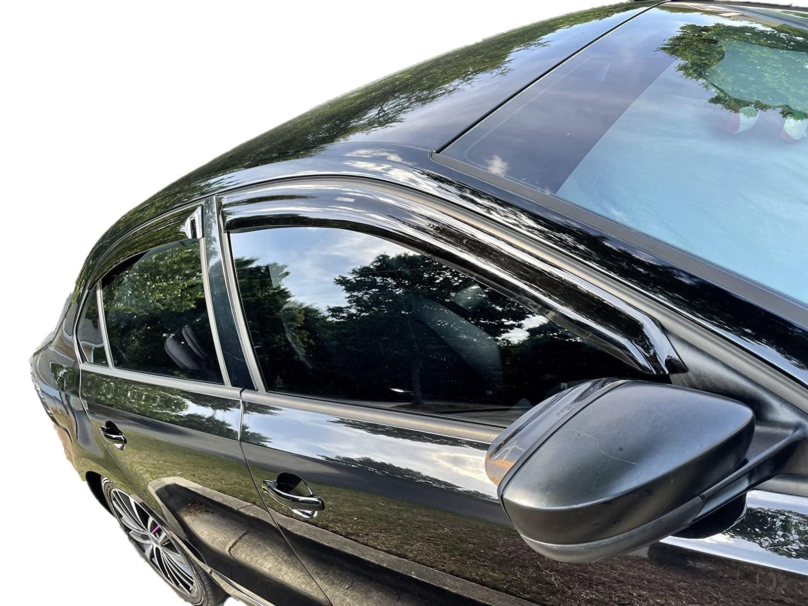 2020-2025 Tape-On Rain Guards For Kia Soul Side Window Deflector Visors Ex Gt-Line Turbo Lx S X-Line Durable Tinted Vent Shade 2