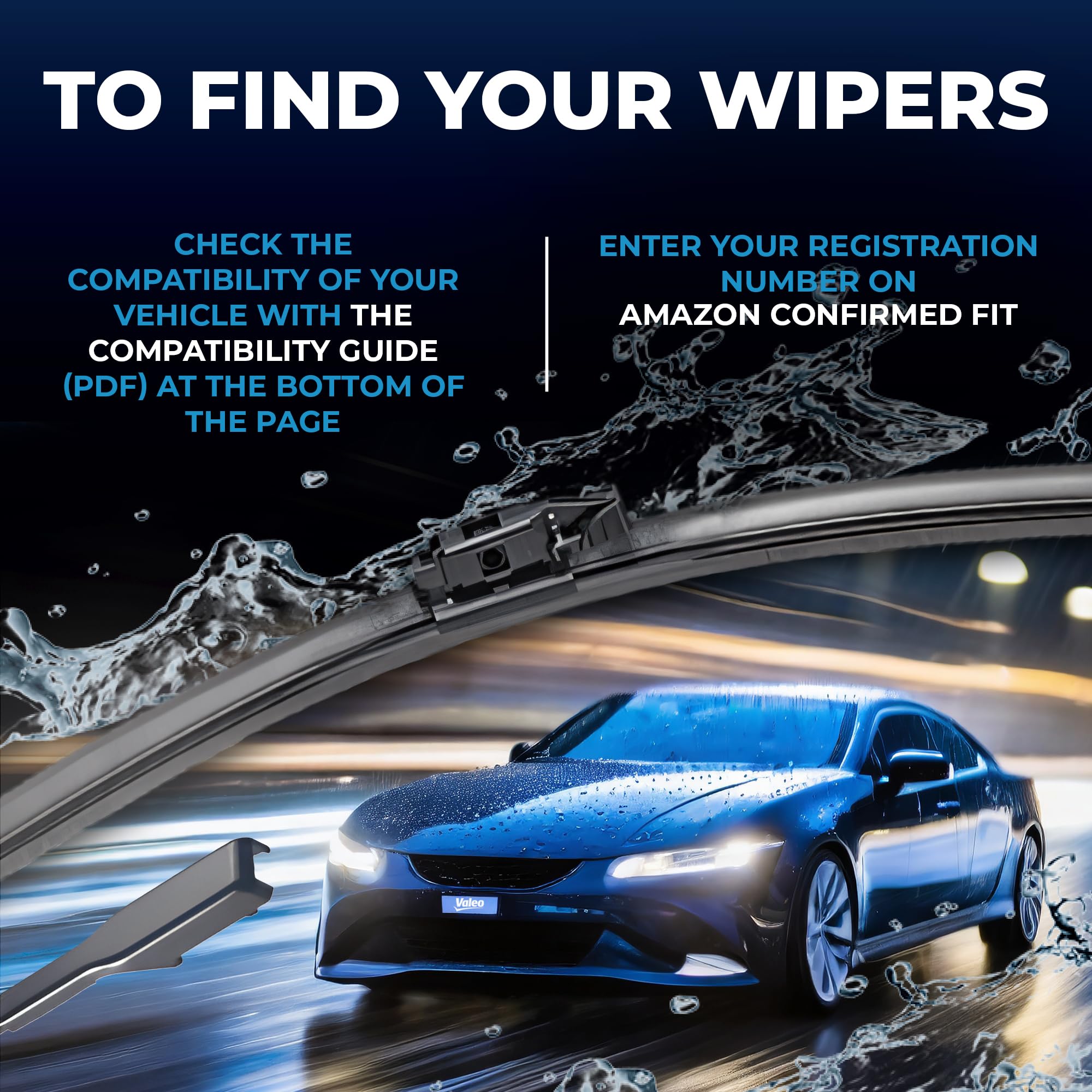 Valeo 574710 (Vm390) Silencio X-Trm Wiper Blade Set - 21''/19'' (Pack Of 2)