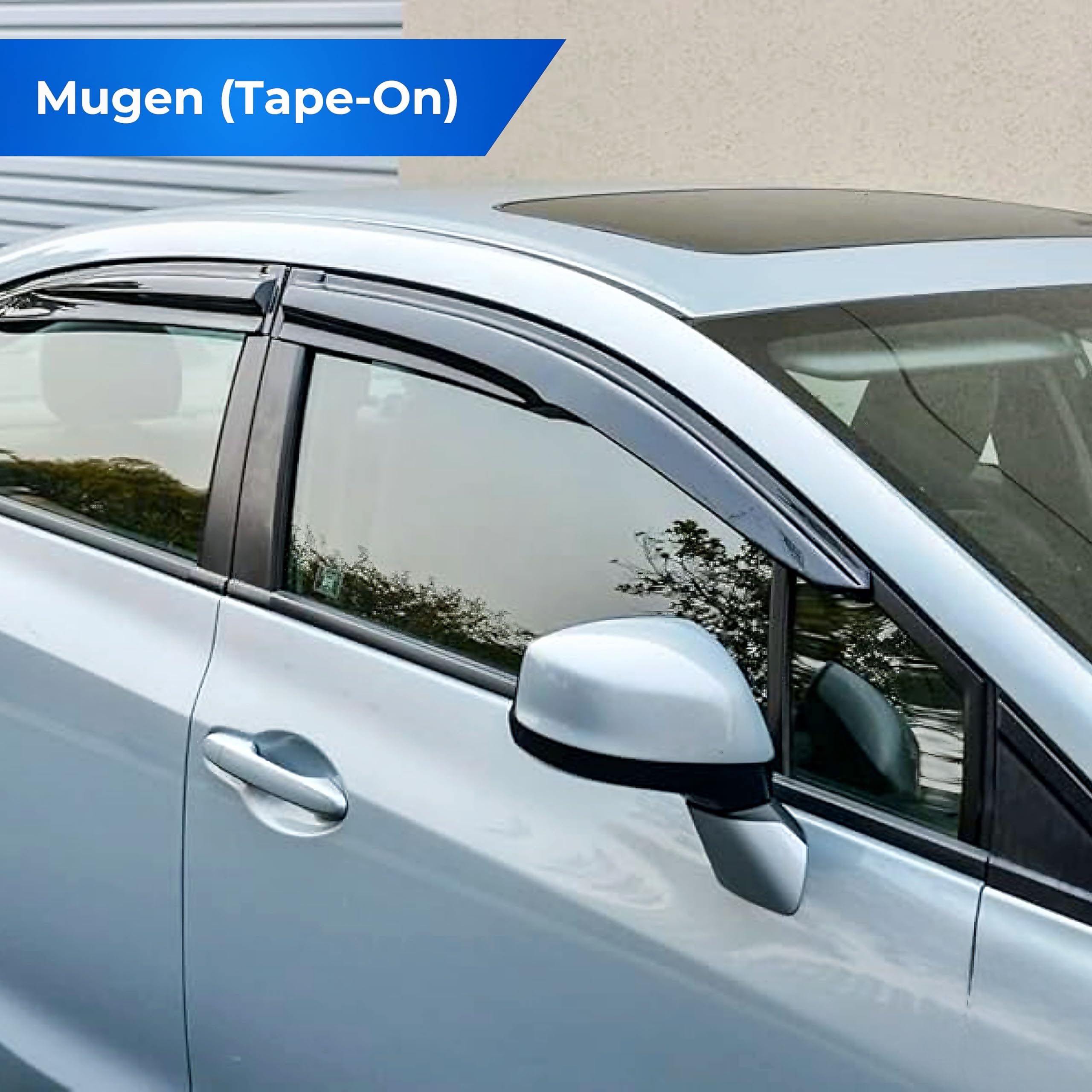 Kpy Window Visor Compatible With Lexus Rx300 1999-2003, 4Pc Rain Guard Side Window Vent Deflectors Tape-On Style, 1999 2000 2001