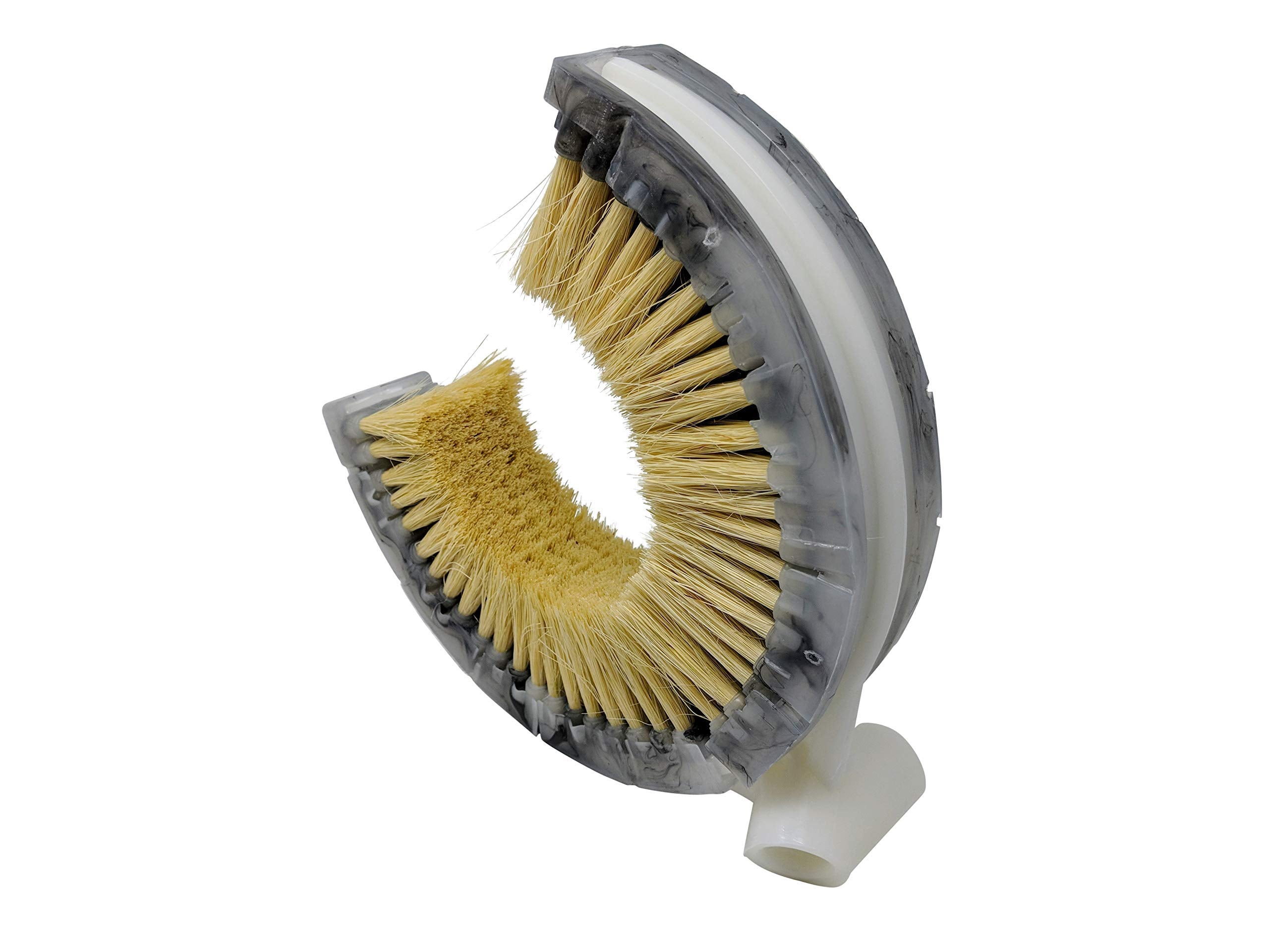 Teravan Wash Brush for Truck Exhaust Stack Pipes, 4"-6" Diameter, Natural Tampico Fiber, Model 201-Stack