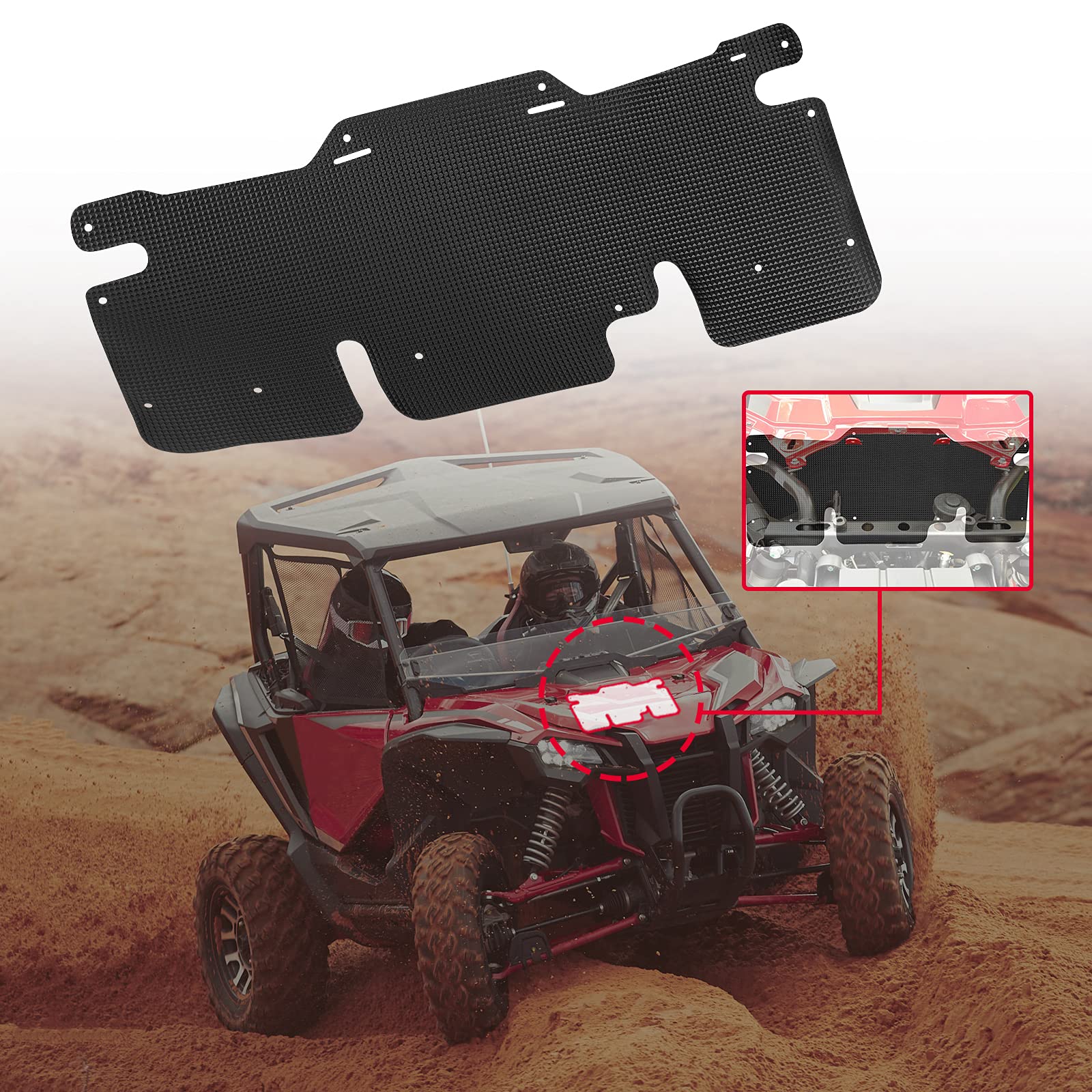 KEMIMOTO UTV Mud Guards Compatible with 2019+ Talon 1000R 1000X 2020+ Talon 1000X-4 UTV Mud Flaps Dust Shield UTV Fender Flares