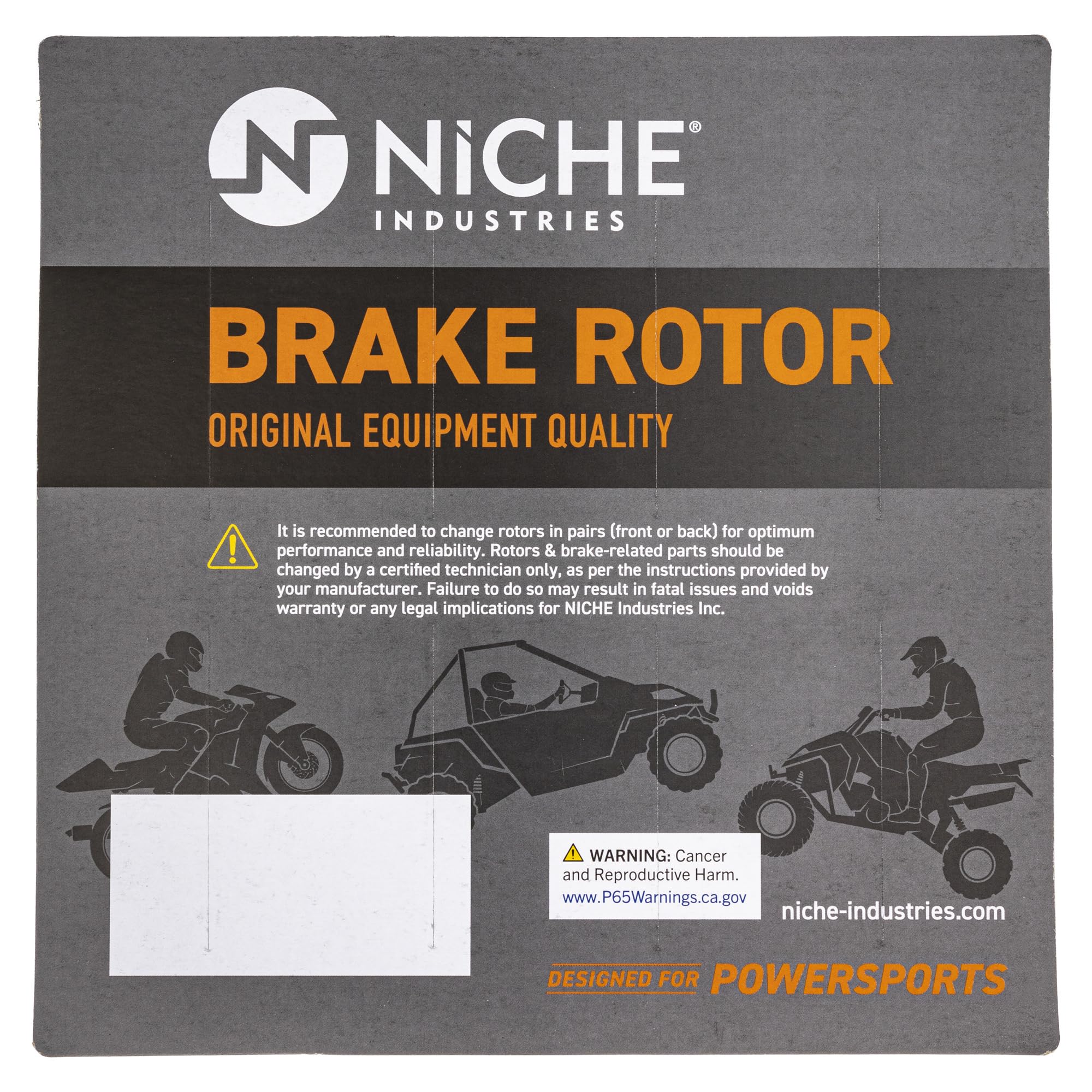 Niche Front Brake Rotor Caliper Kit For Yamaha Grizzly 660 700 5Km-2582T-10-00 5Km-2582T-00-00 4Wv-2580T-10-00