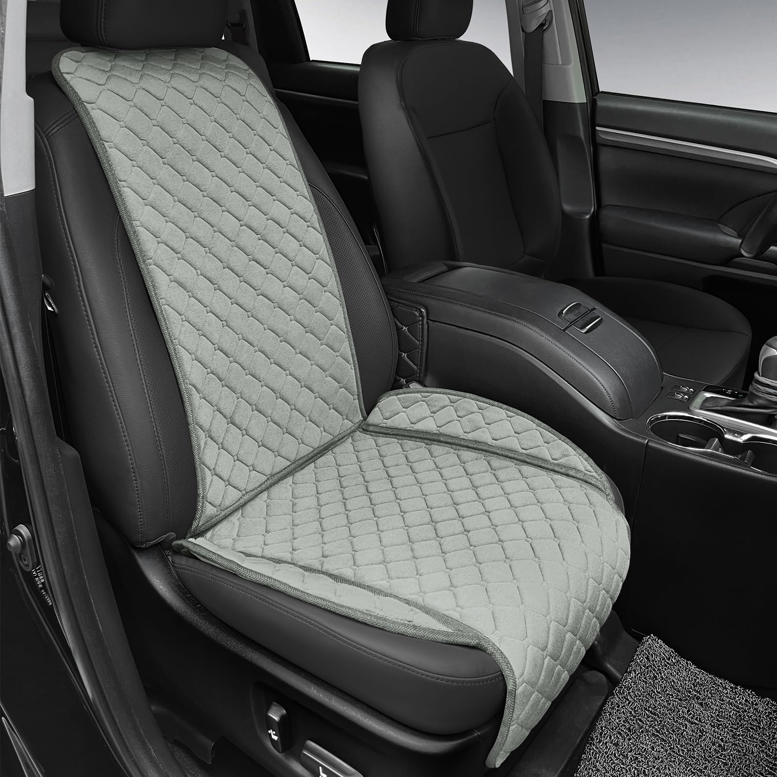 Surpassme Comfortable Car Seat Covers Universal Front Seat Covers For Car Accessories, Padded Car Interior Covers For Automotive