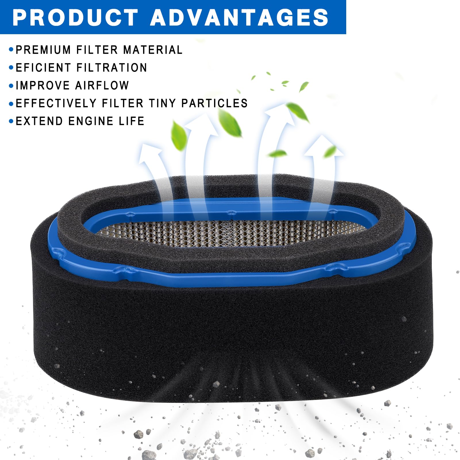 11013-7027 11013-7024 11013-7005 11013-7010 Air Filter & Pre Filter Replacement For Kawasaki Fh601V Fh641V Fh680V Fh721V