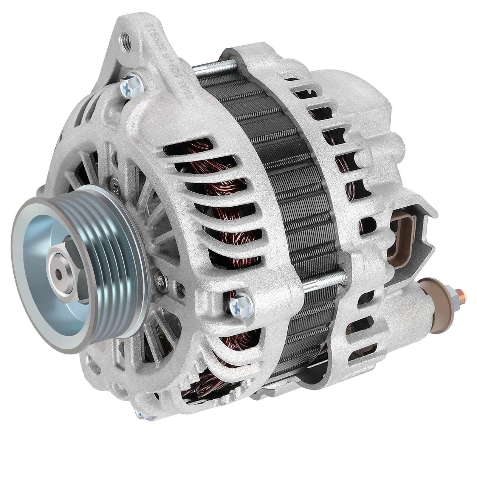 SCITOO Alternator 11051 Fit For 2003-2008 For Infiniti FX35 2003-2006 For Infiniti G35 2003-2006 350Z 2003-2004 Pathfinder 12V 1