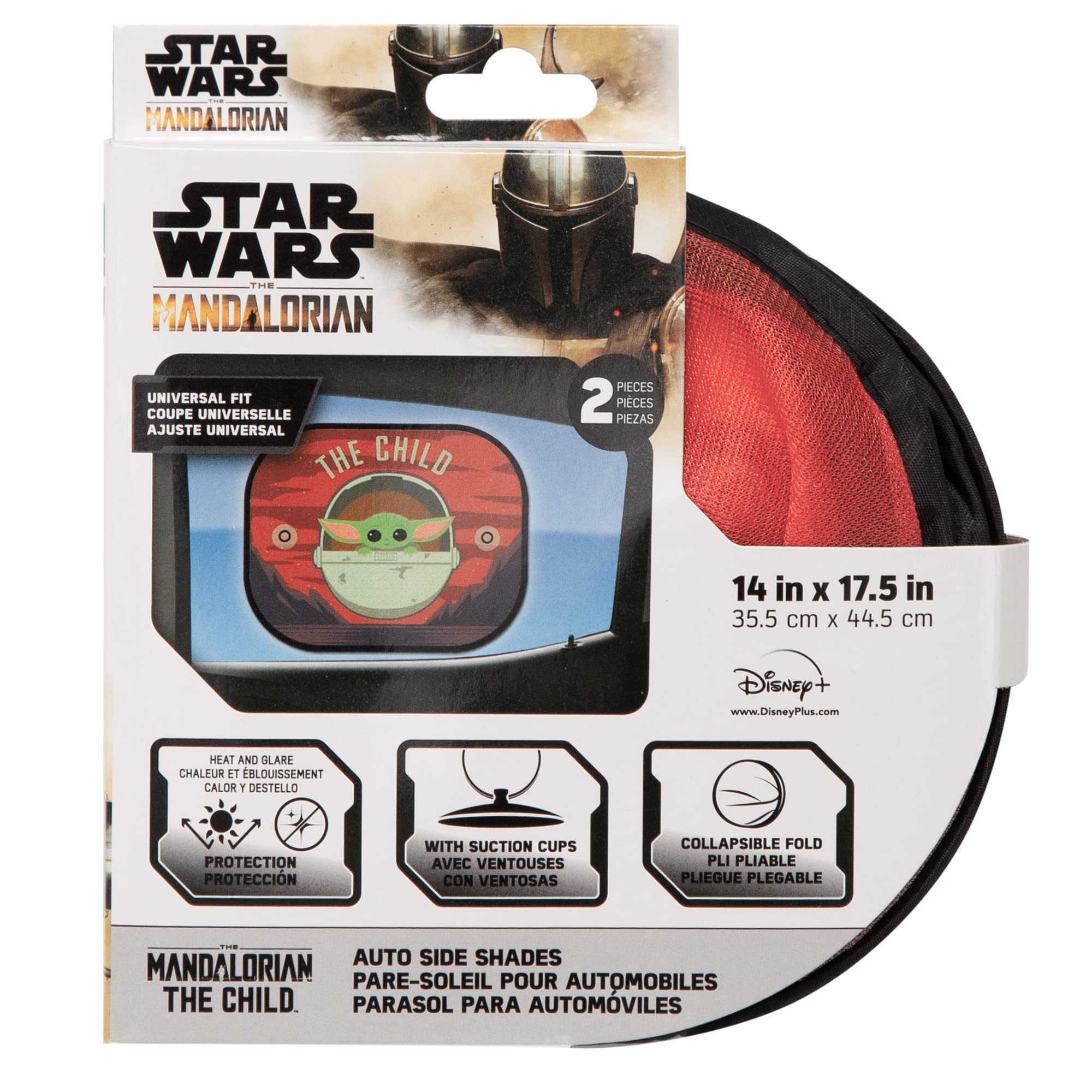 Star Wars The Mandalorian Grogu Desert Side Window Sunshade 2-Piece