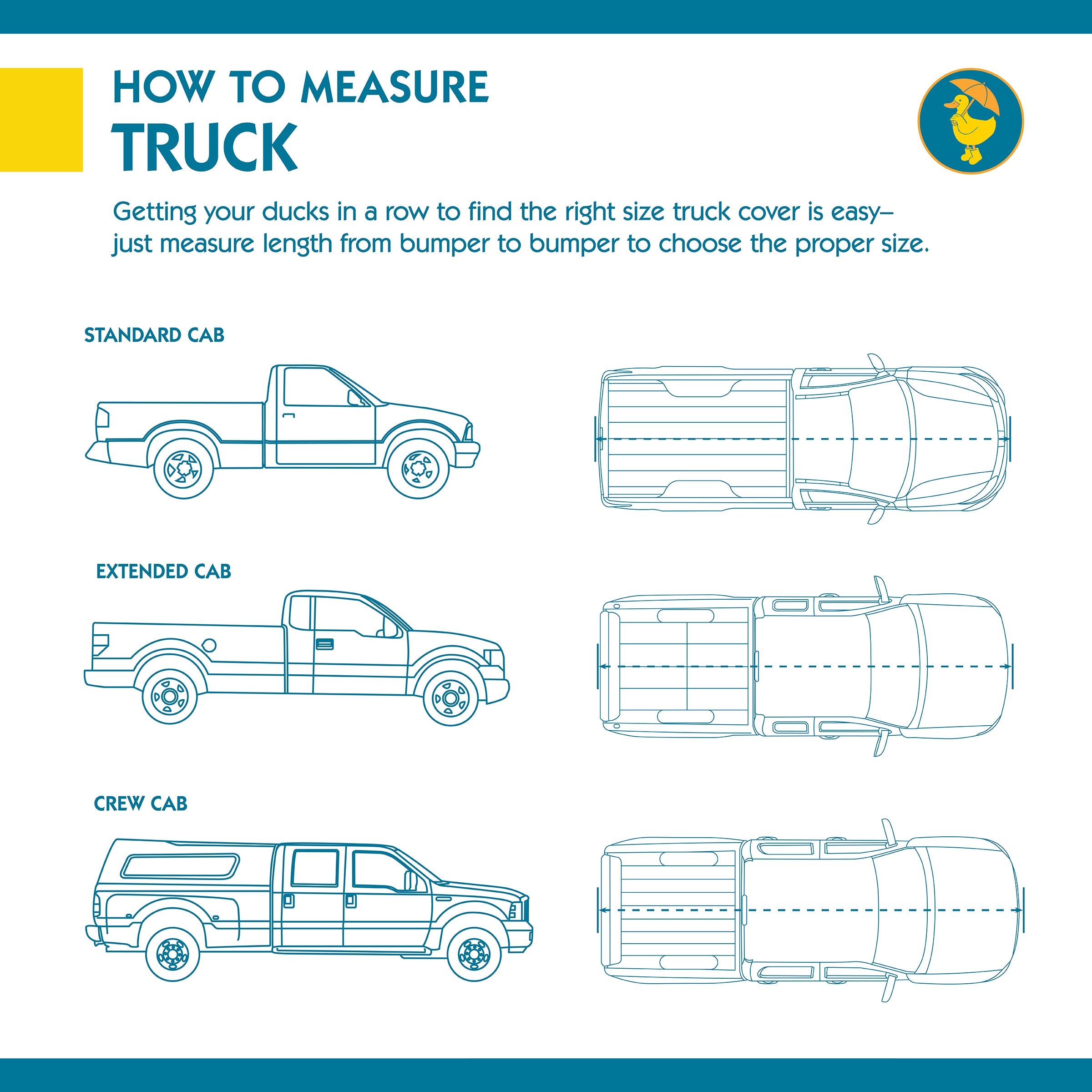 Duck Covers Weather Defender Pickup Truck Cover, Fits Extended Cab Standard Bed Trucks up to 20 ft. 9 in. L