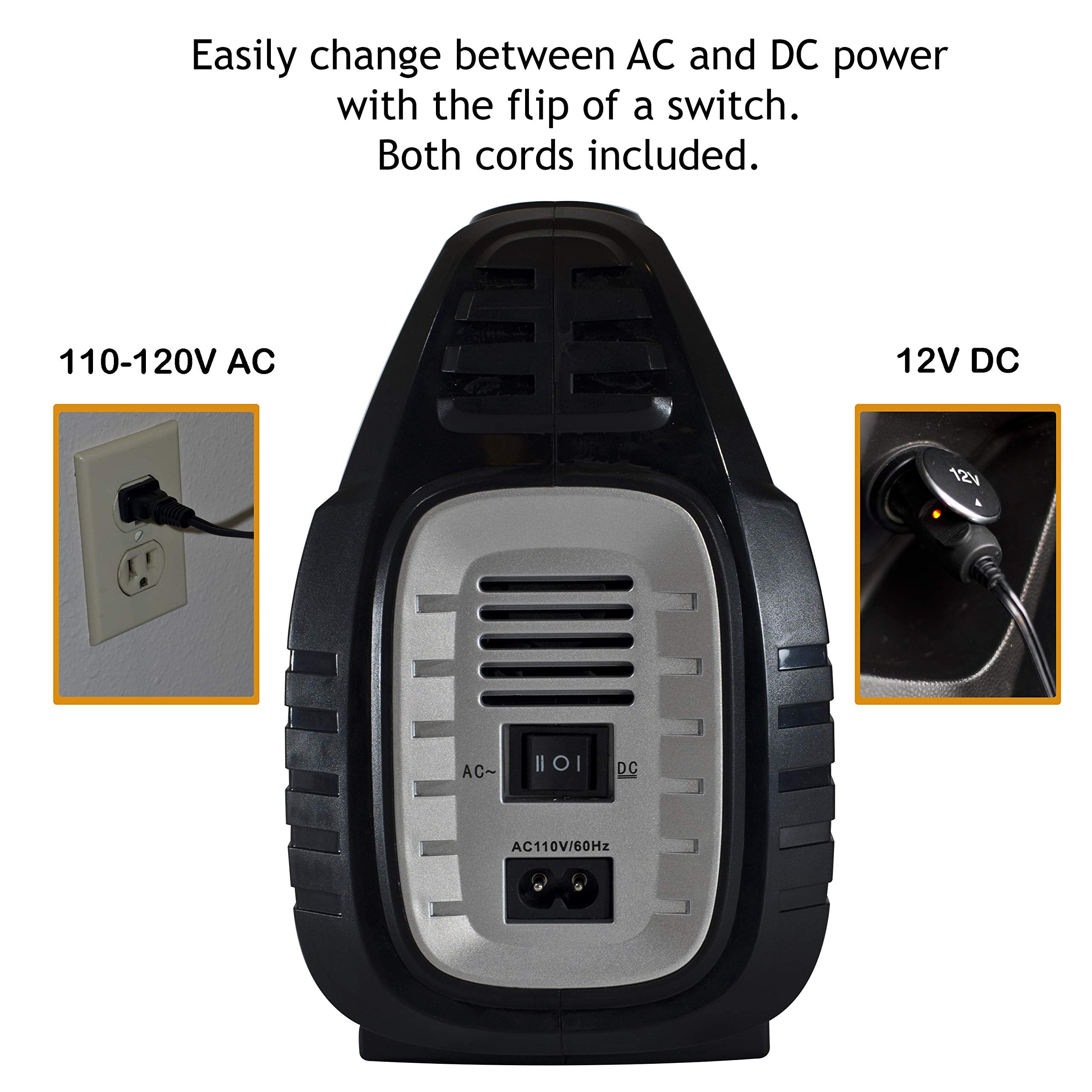Jaco Smartpro 2.0 Ac/Dc Digital Tire Inflator Pump - Automatic Portable Air Compressor - 100 Psi (12V Dc, 110-120V Ac)