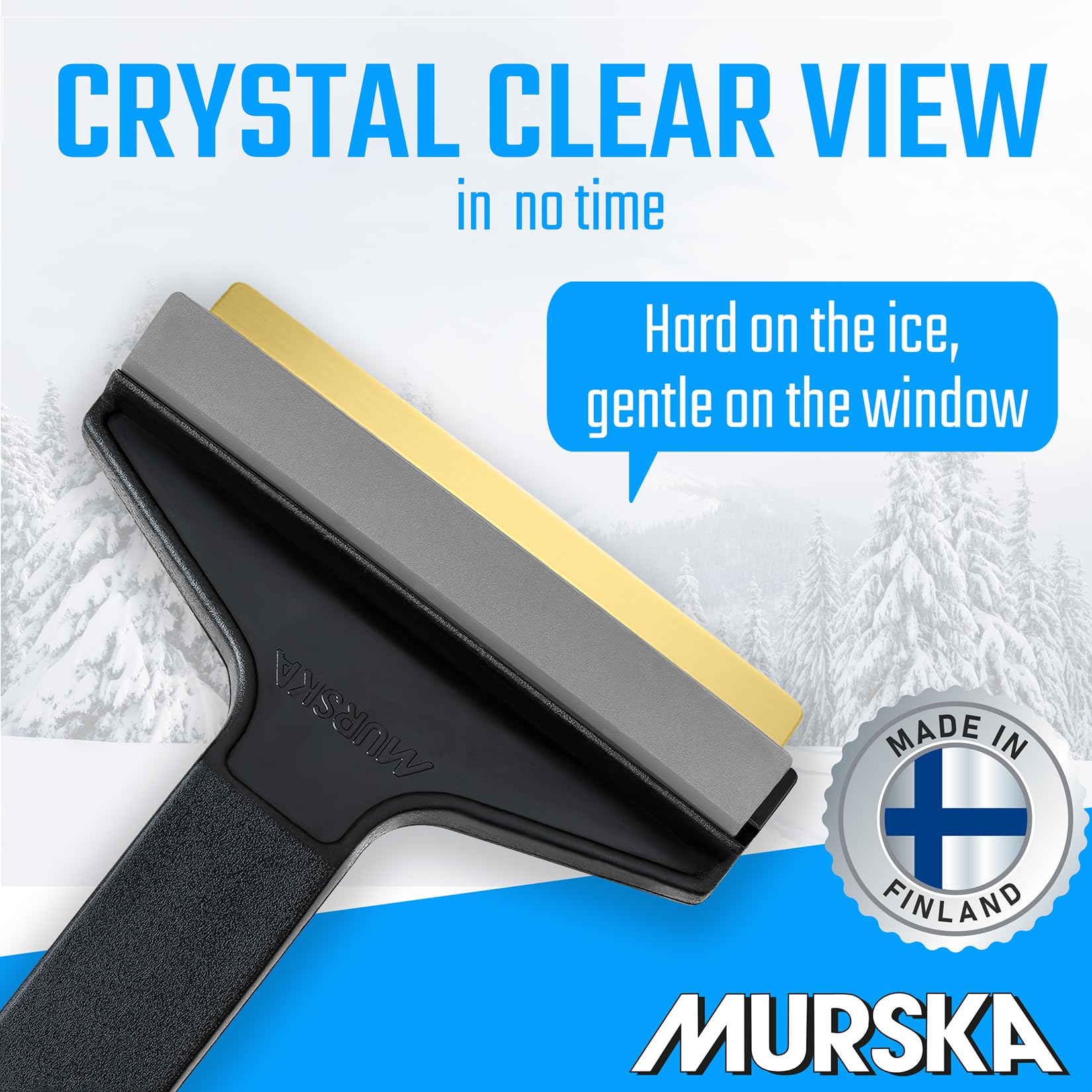 Car Ice Scraper Long Handle Ice Scraper Brass Blade 2 Pack 14,5 Inch Ice Scraper For Car Snow Scraper Ice Scrapers For Car Winds