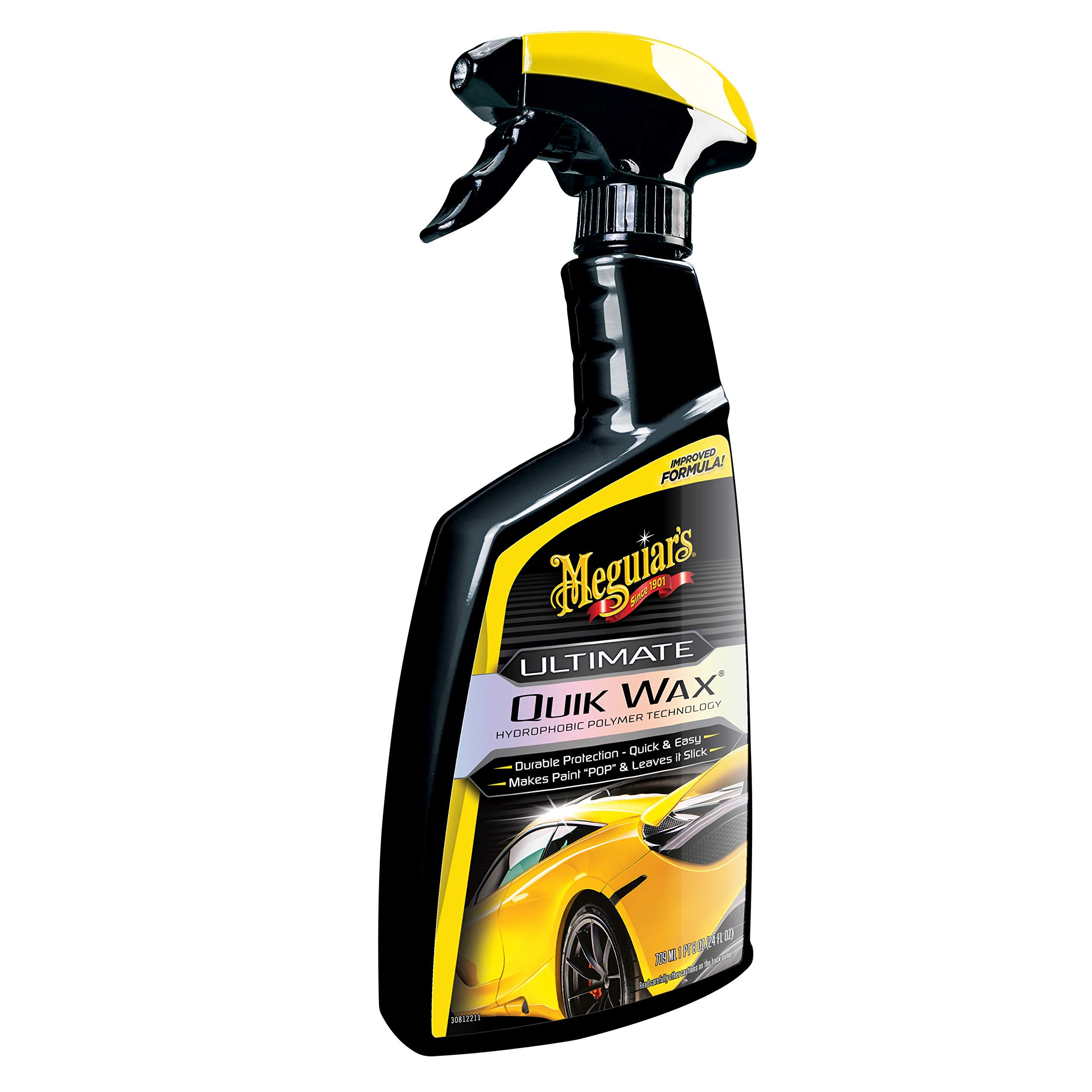 Meguiars Ultimate Quik Wax, Durable Protection, Quick and Easy - 24 Oz Spray Bottle