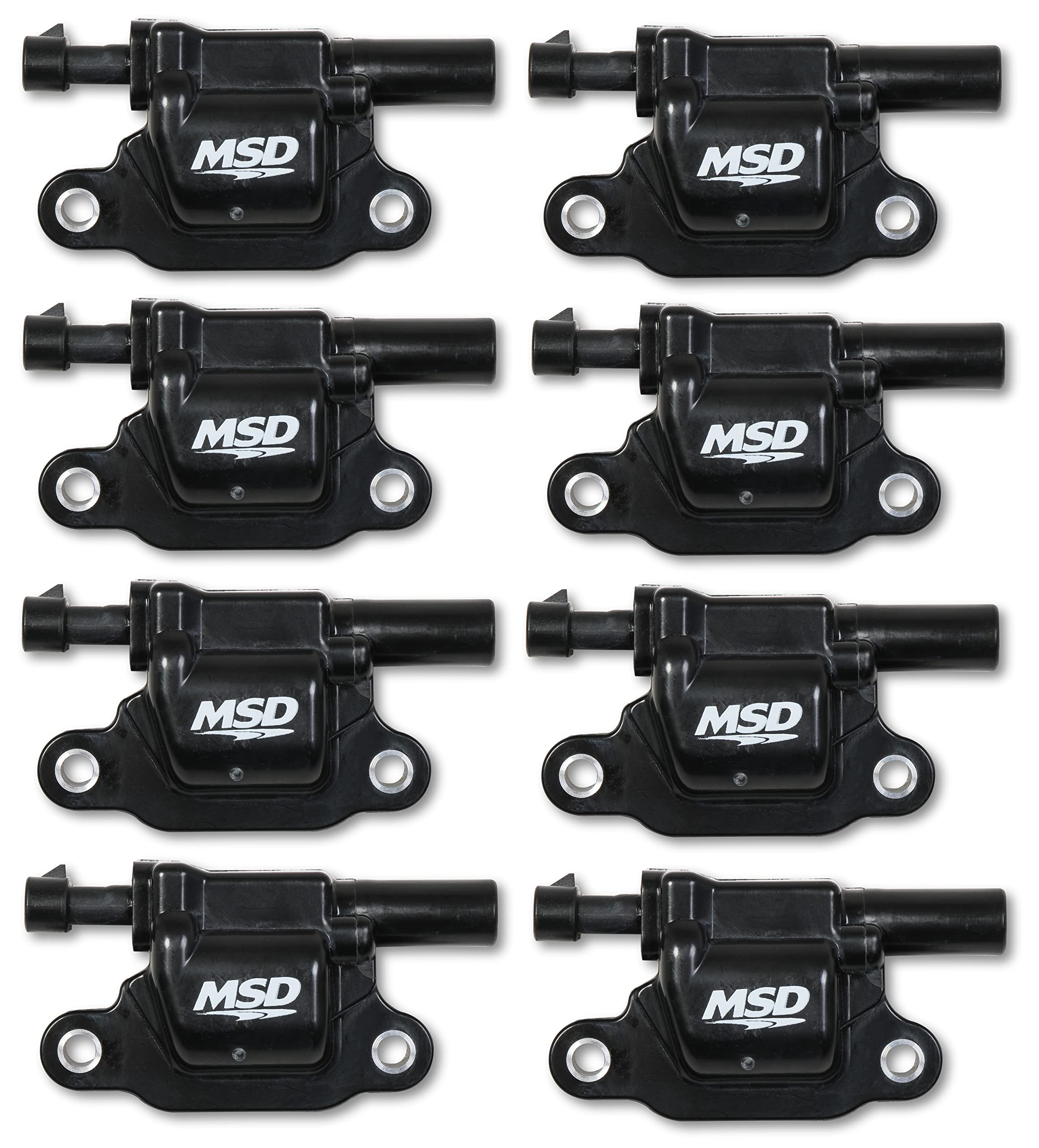 MSD 826683 Ignition Coil Blaster Series, Square, Black, 8-pack