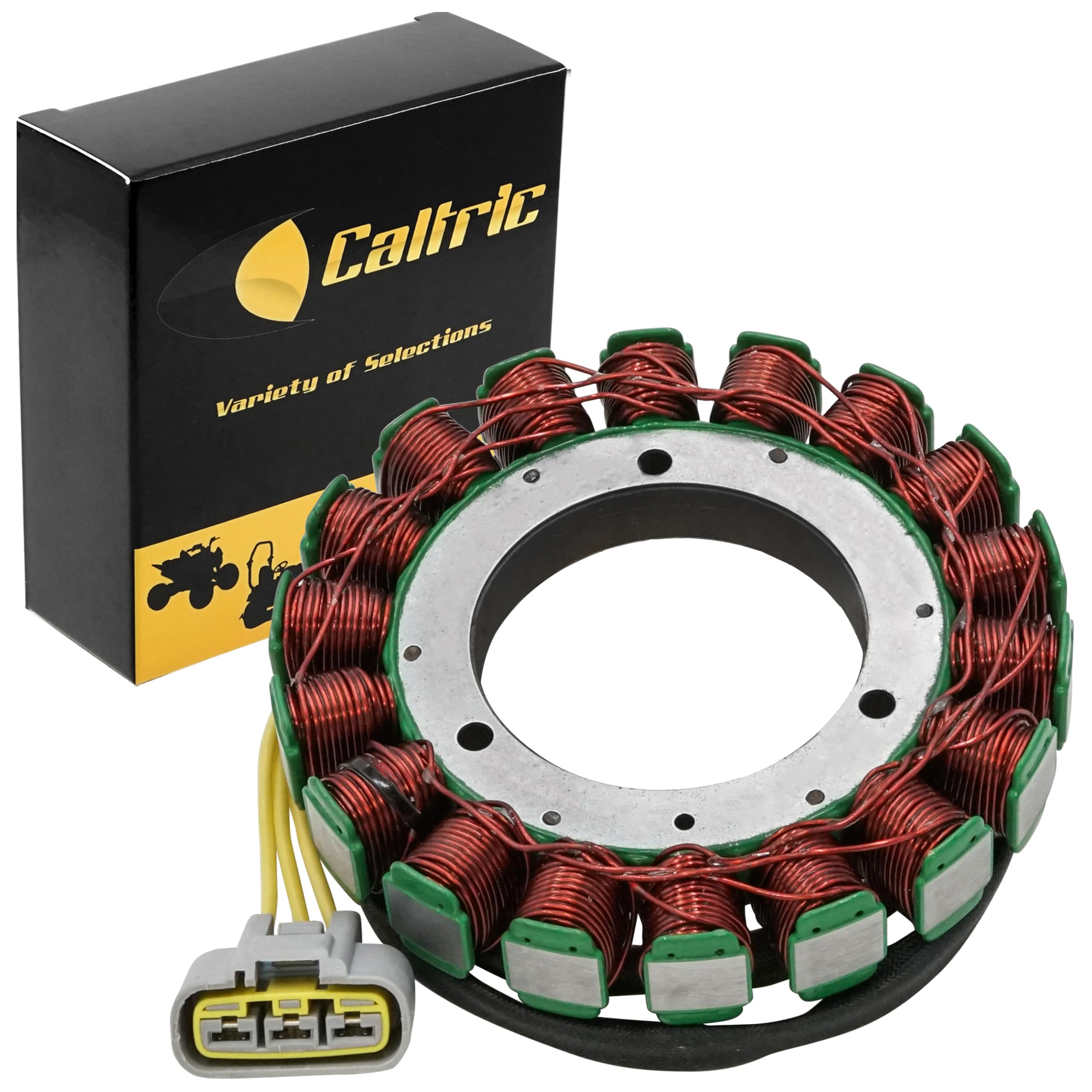 Caltric Electrical Coil Stator Compatible with John Deere Xuv Gator 620 I 625 I Gas Engine Mm14375