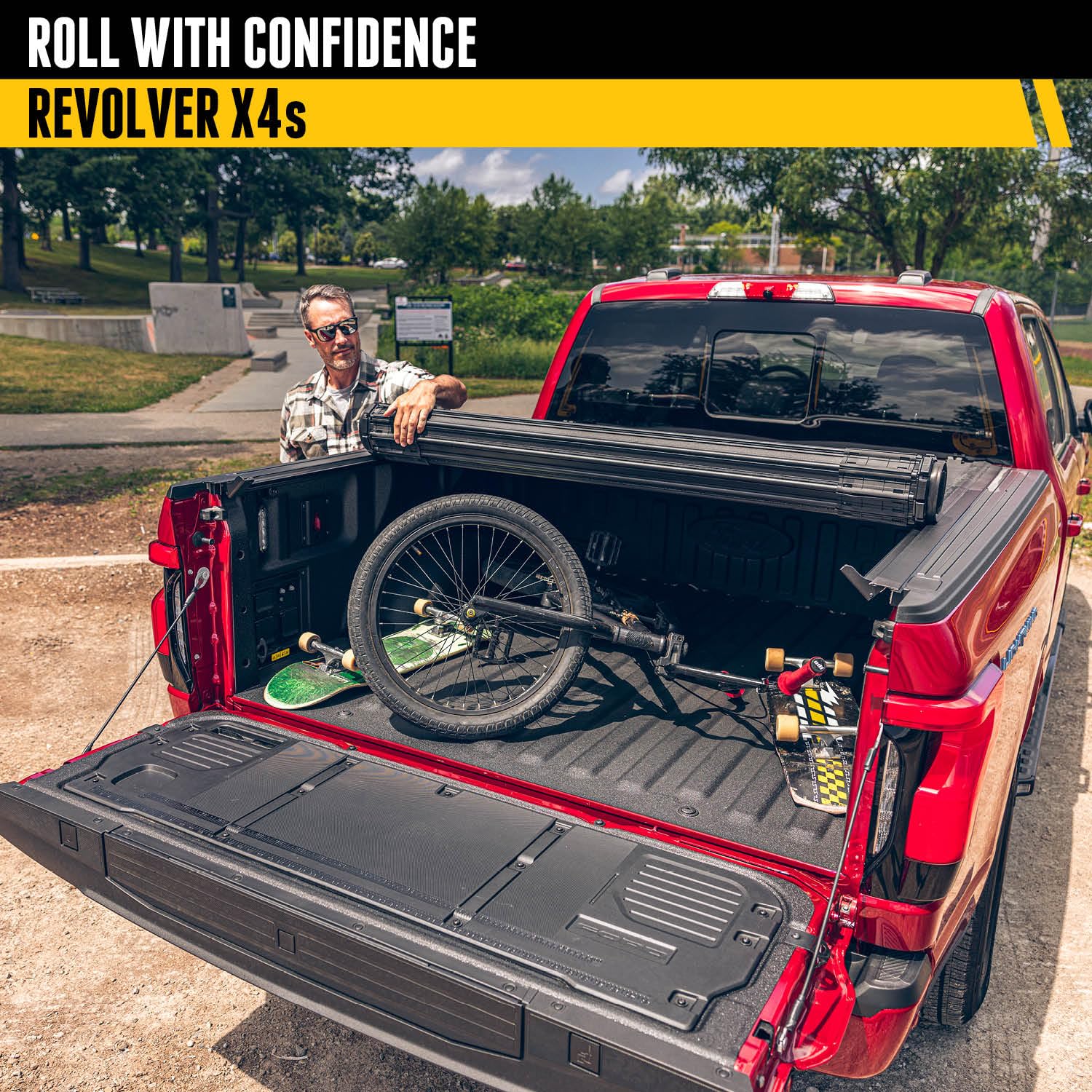 Realtruck Bak Revolver X4S Hard Rolling Truck Bed Tonneau Cover | 80207 | Fits 2009 - 2023 Dodge Ram 5' 7' Bed (67.4')