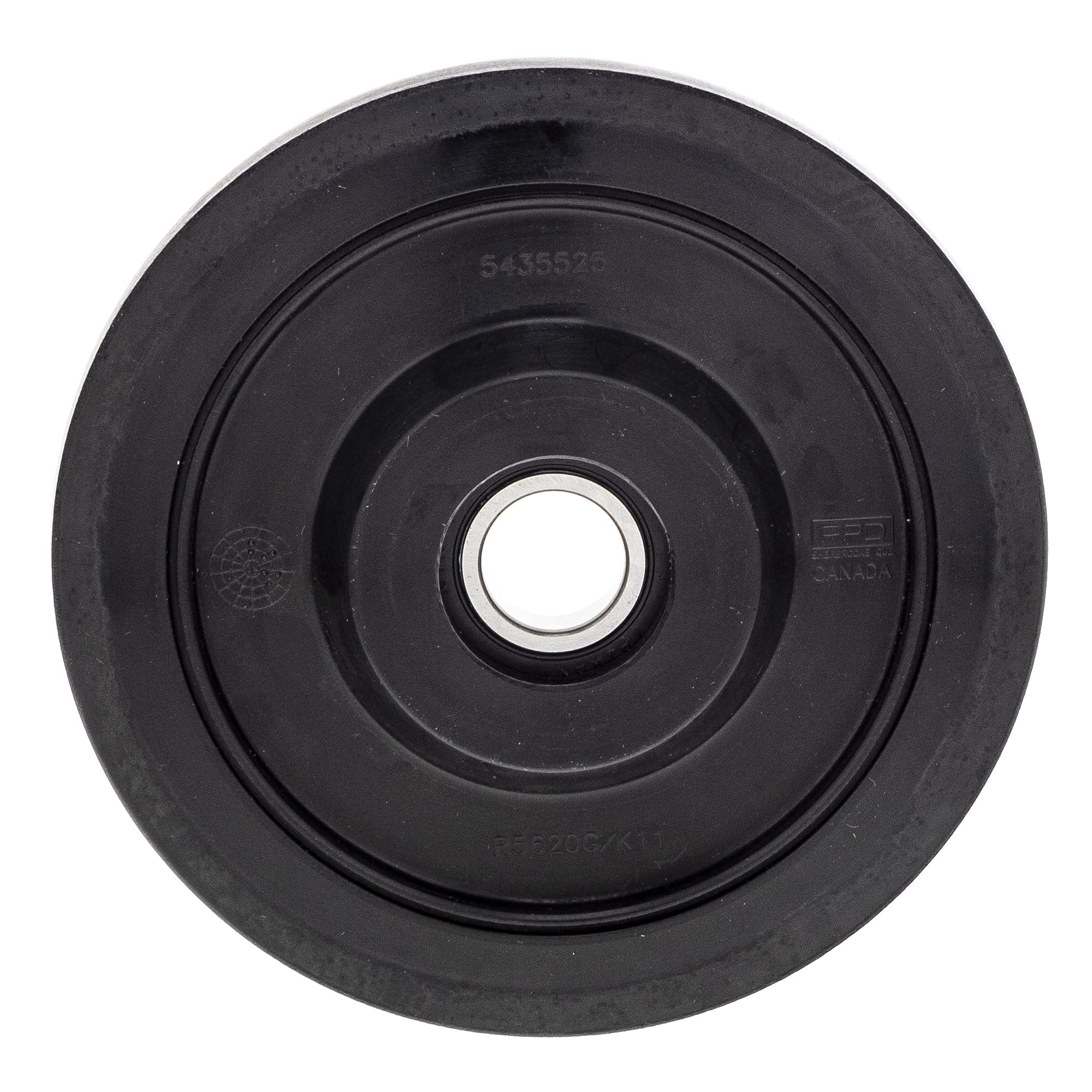 Polaris Idler Wheel Scrolled Silver 5.62" for IQ Fusion FST LX + 1590387-244