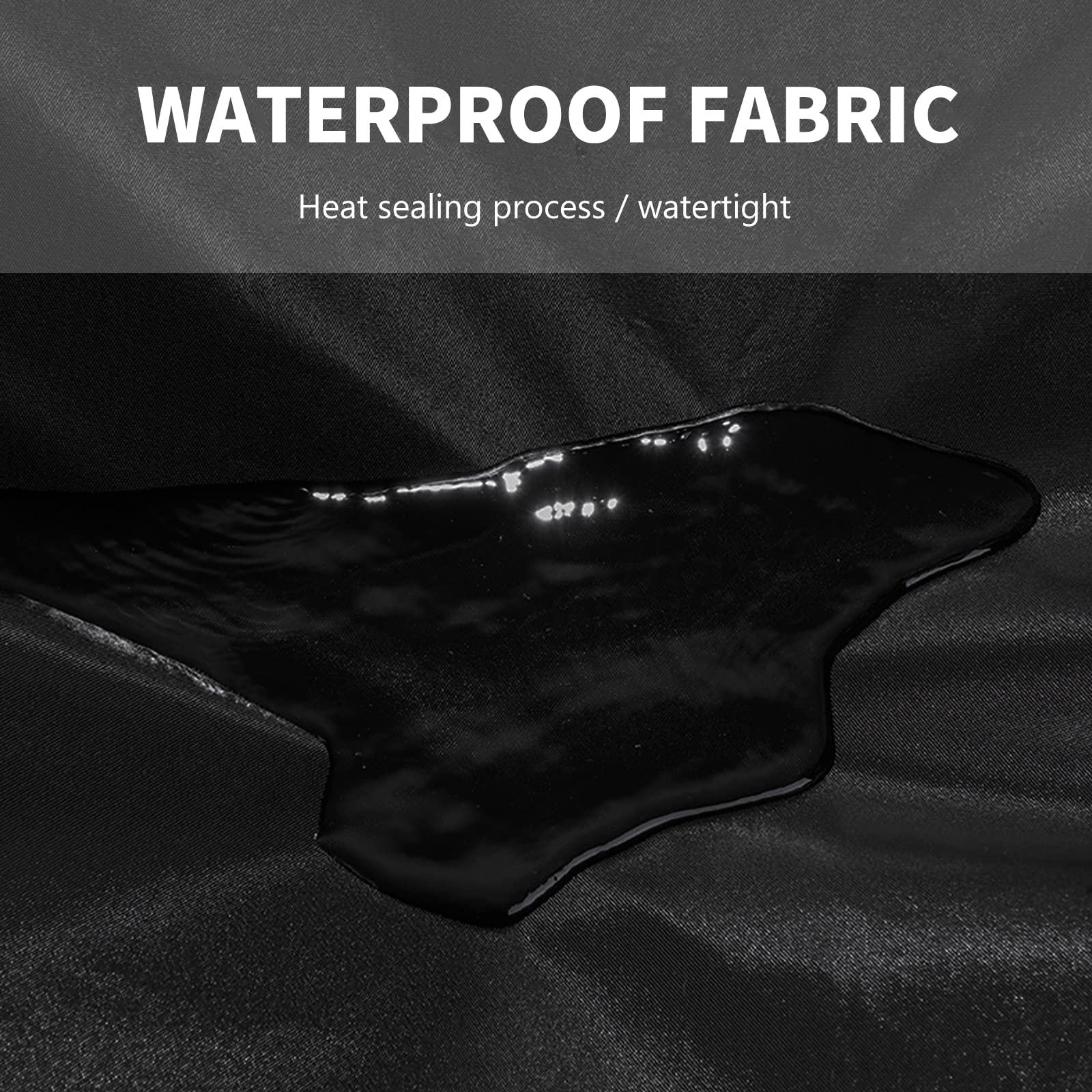 ZGJIJIA Motorcycle Cover Heavy Duty Durable All Season Universal All Weather Waterproof Sun Outdoor Protection with Reflective S